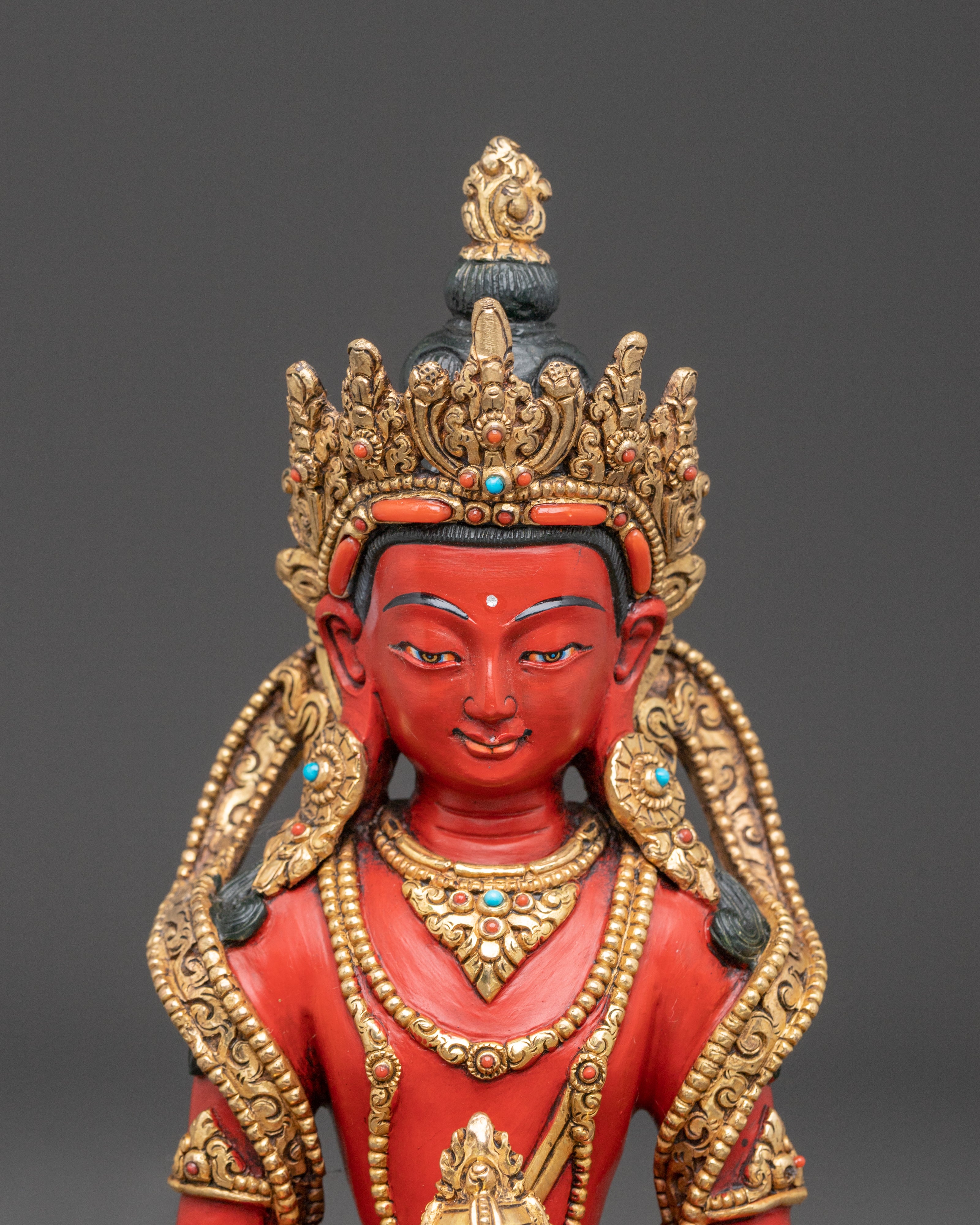 Himalayan Bodhisattva Statue Set | Symbol of Enlightened Wisdom