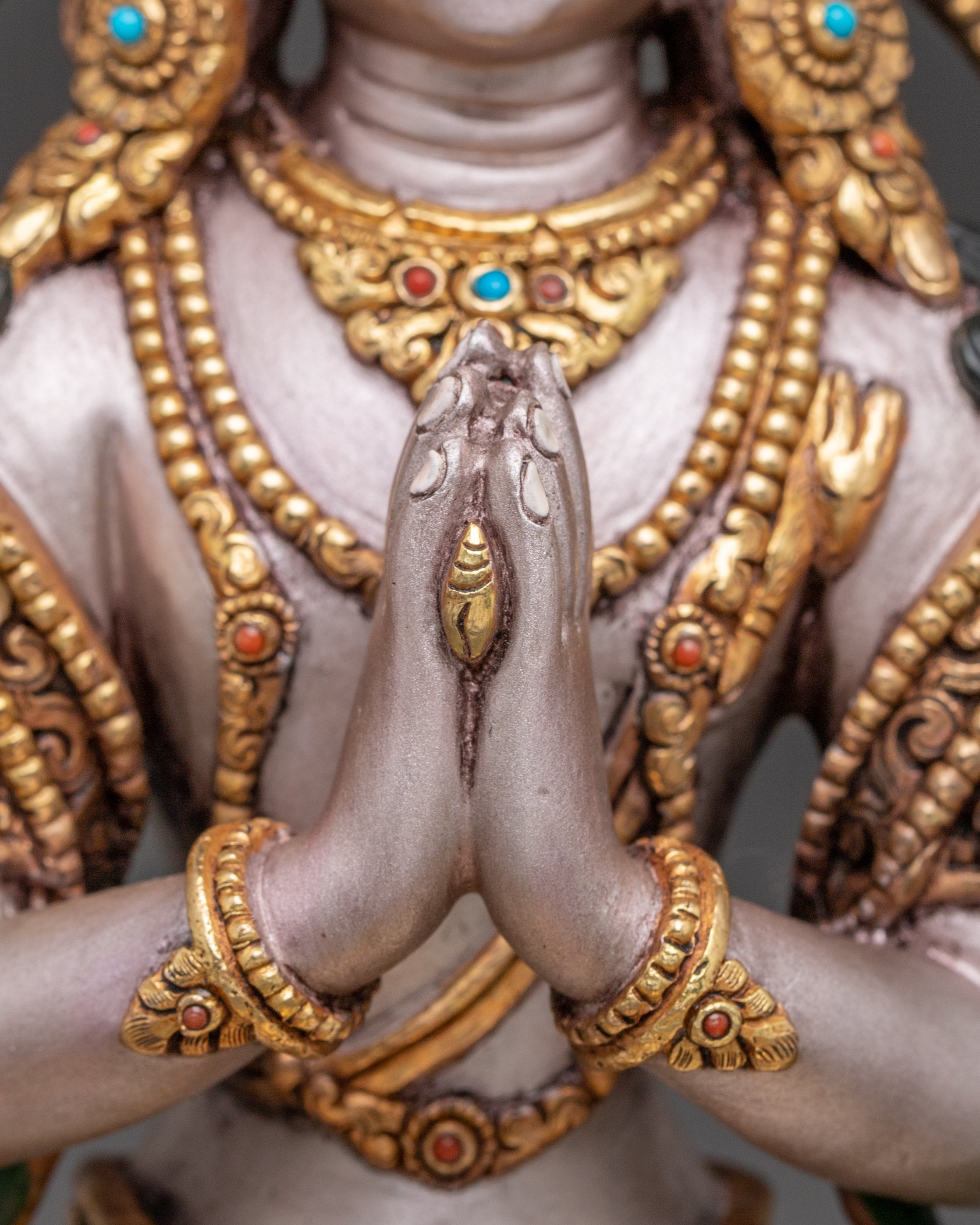 Himalayan Bodhisattva Statue Set | Symbol of Enlightened Wisdom