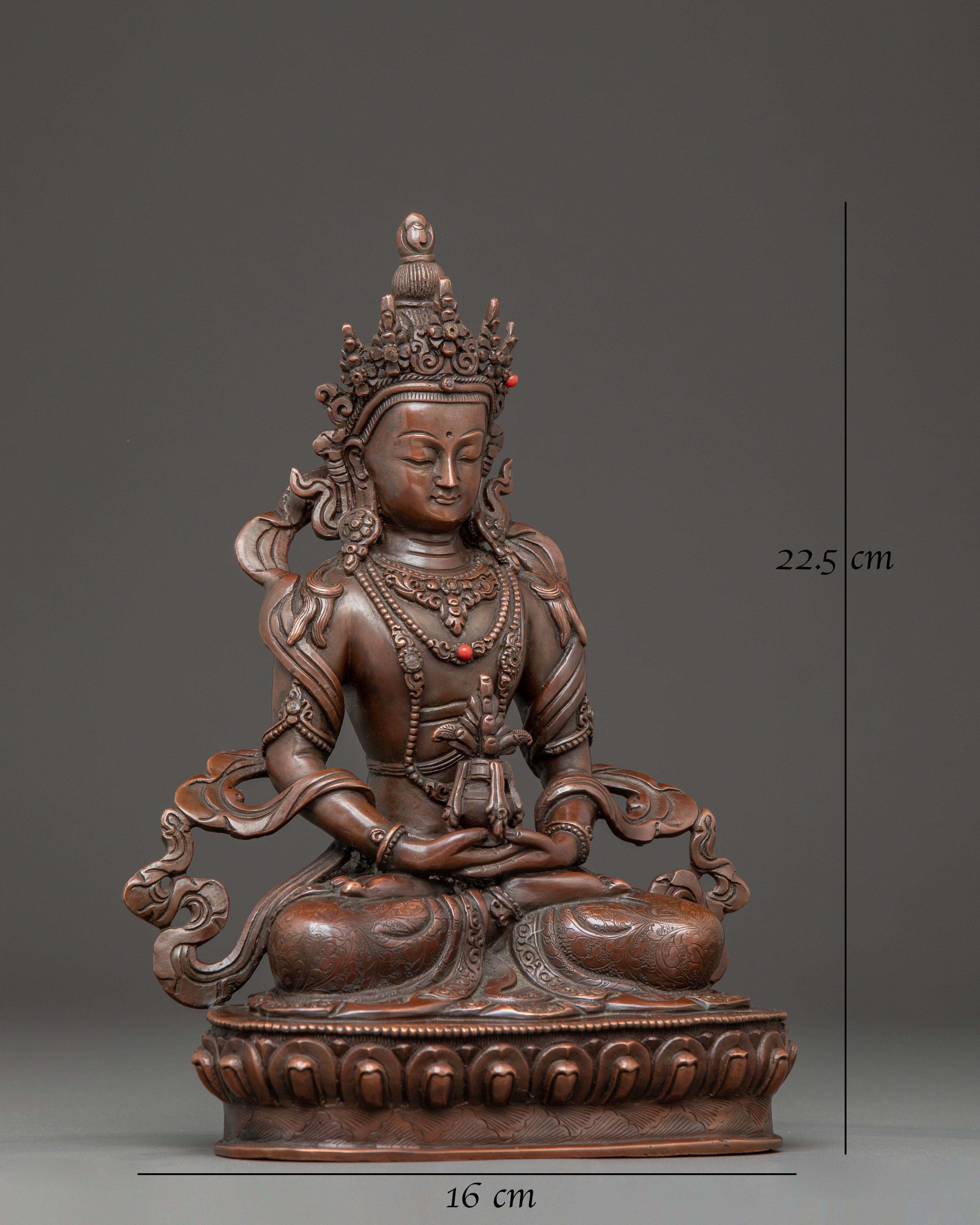 Handmade Boundless Life Amitayus Statue | Buddha of Longevity