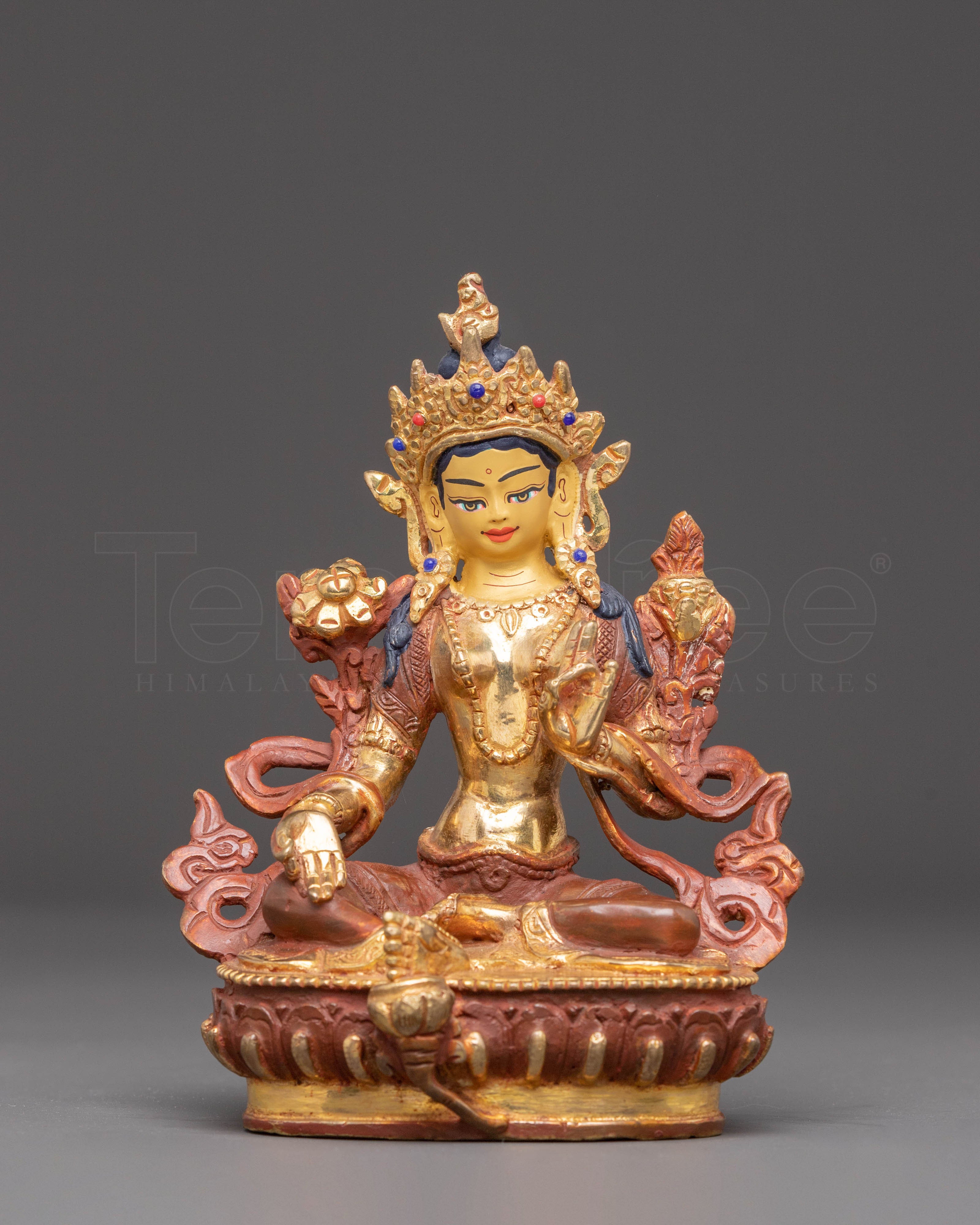 Green Tara Statue from Nepal
