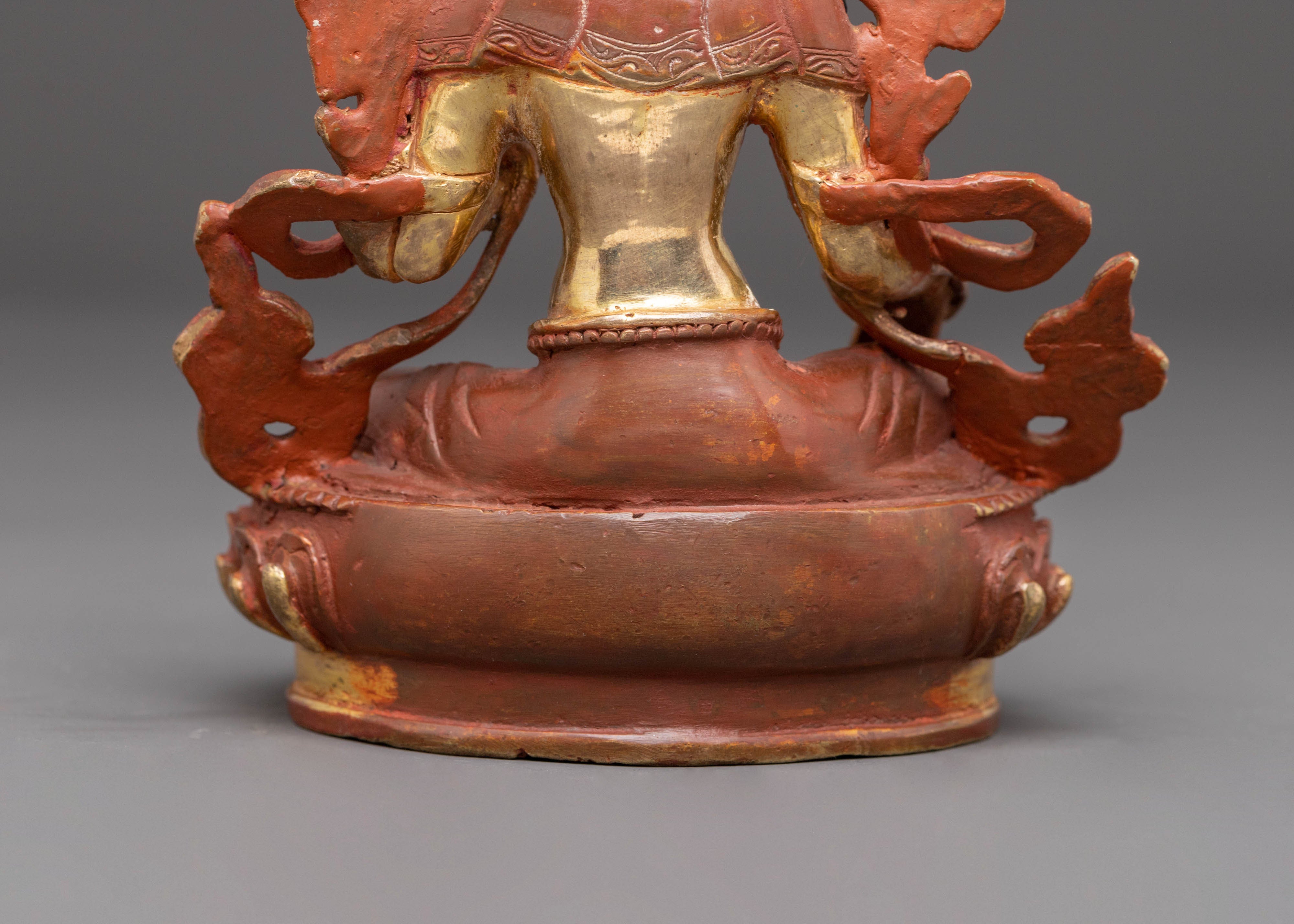 Green Tara Statue from Nepal | Compassion and Protection Deity