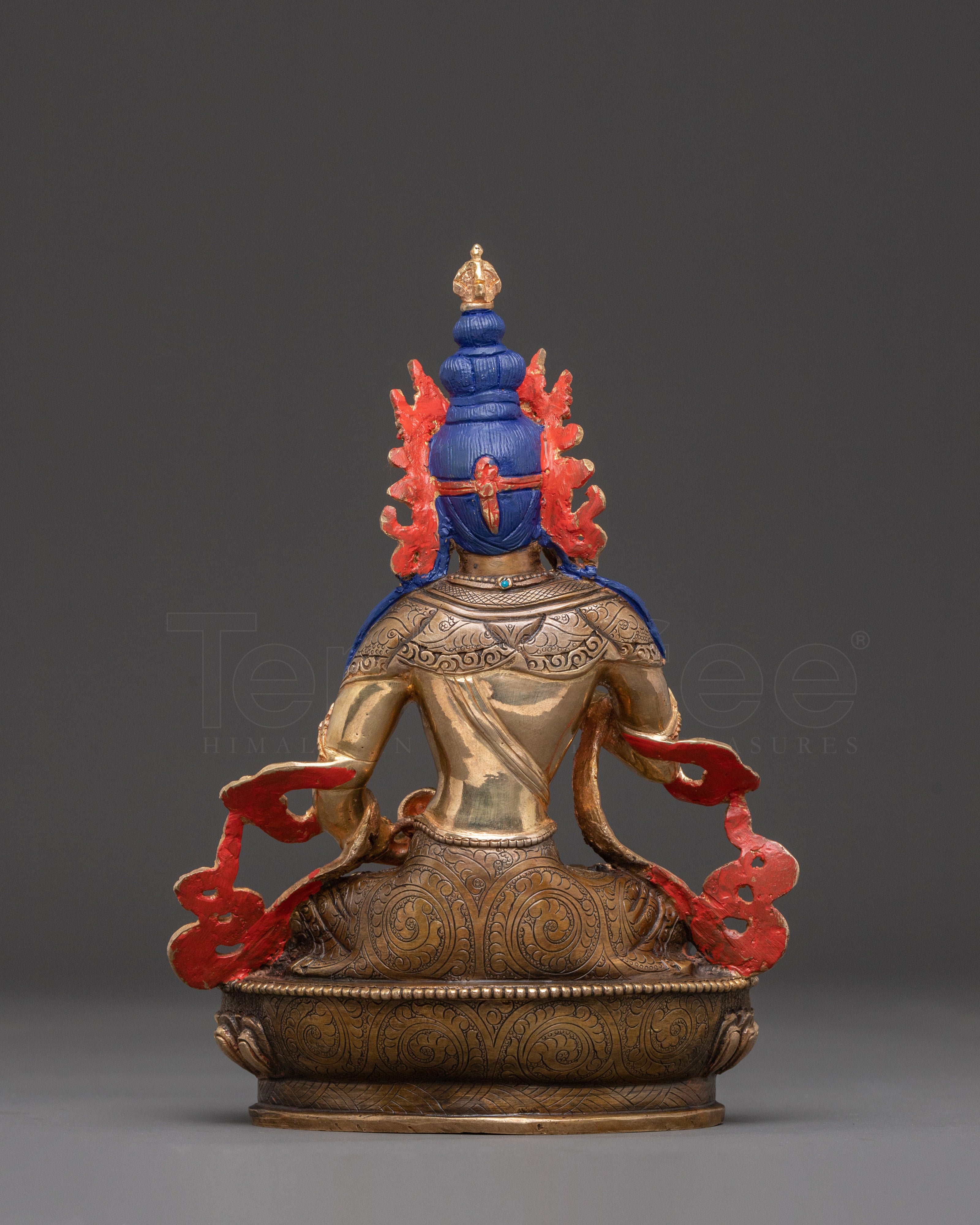 Vajrasattva Golden Statue of Purification | Tantric Purifier for Altar