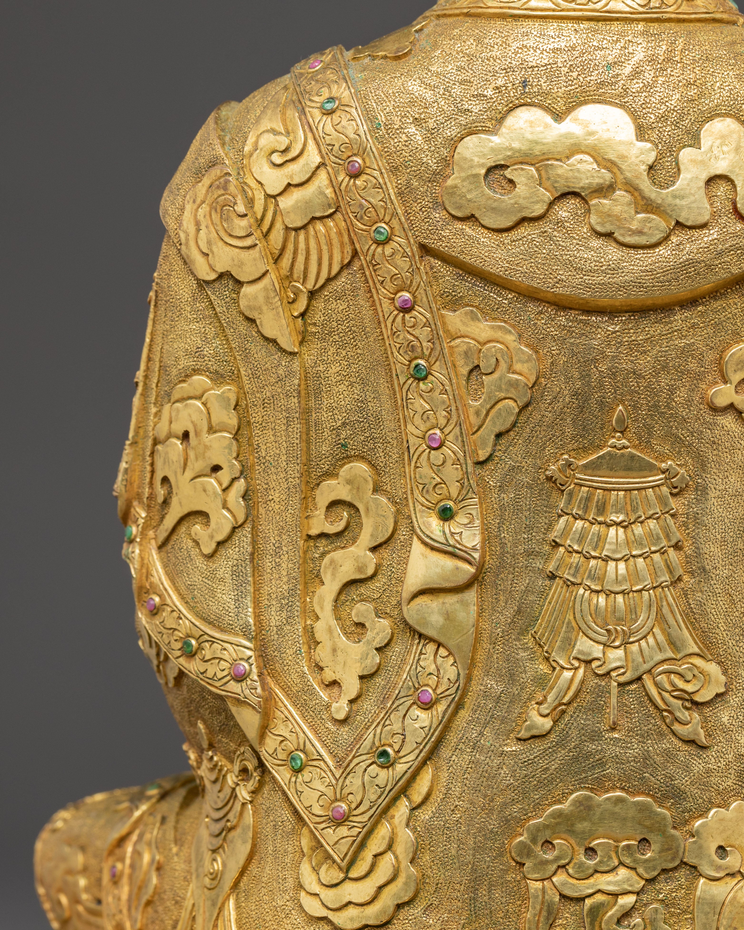 Handcrafted Gautama Buddha Golden Statue | The Statue of Knowledge