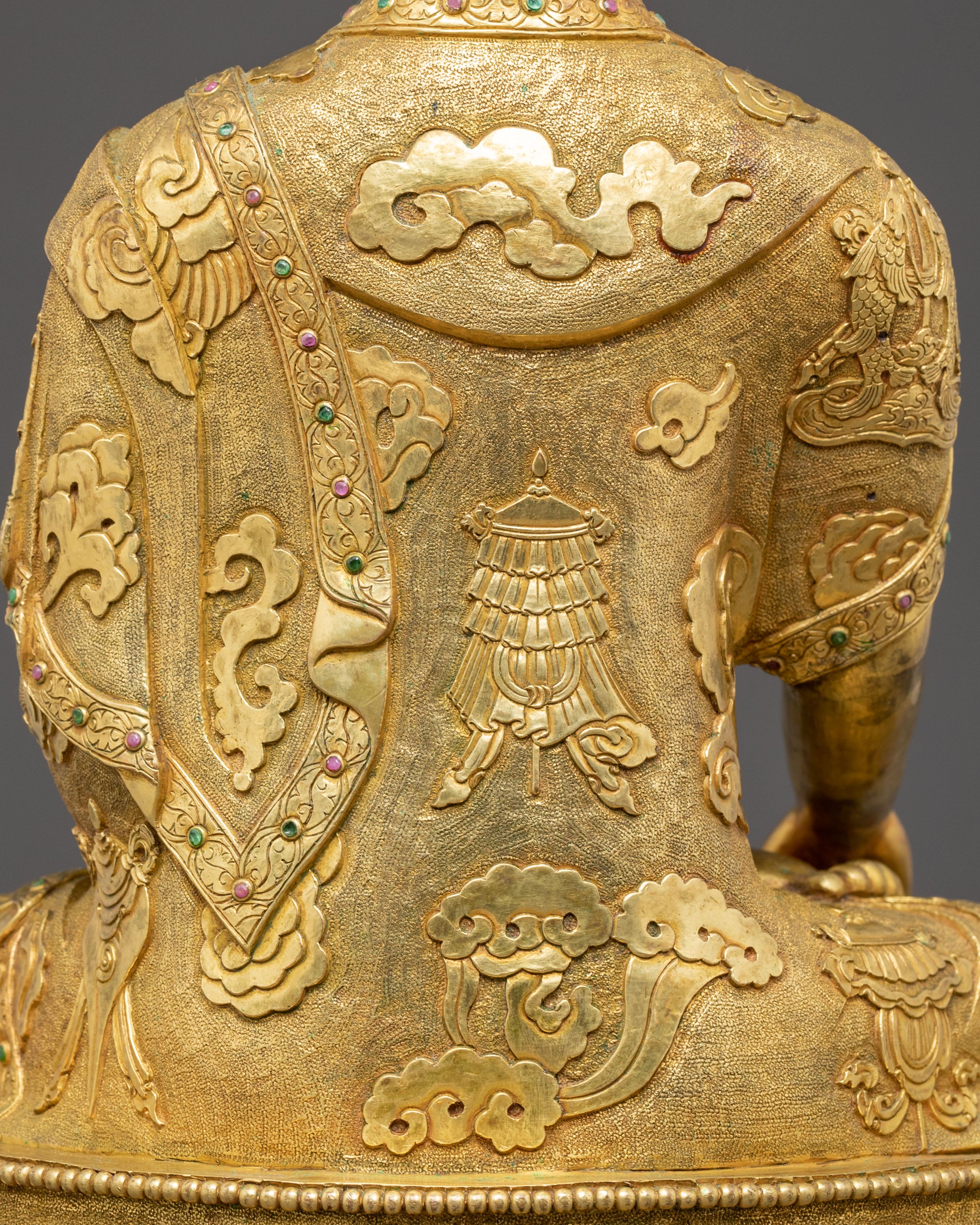 Handcrafted Gautama Buddha Golden Statue | The Statue of Knowledge