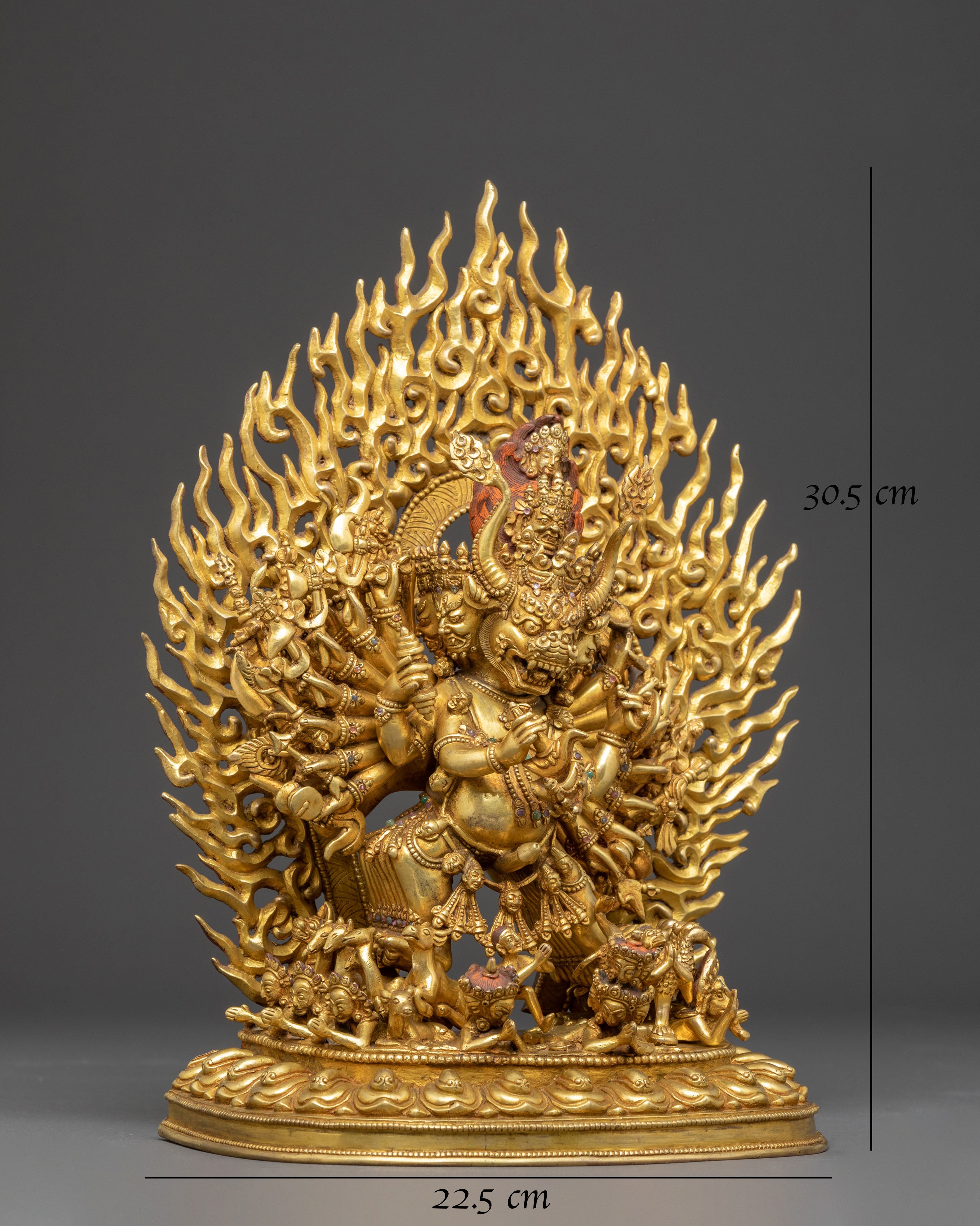 Handcrafted Protection Statue of Yamantaka