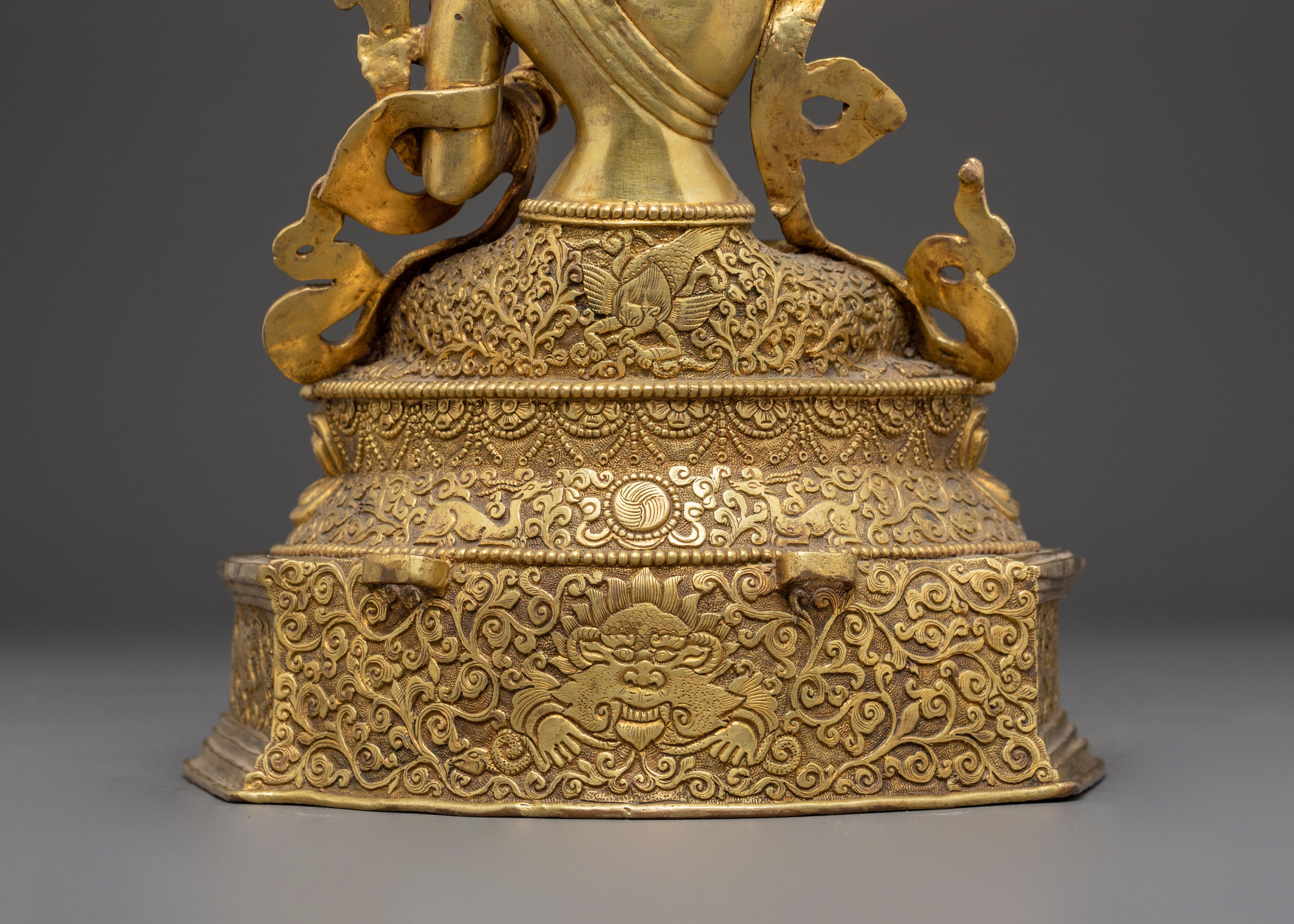 Manjushri Bodhisattva Copper Figurine | Himalayan Wisdom Deity