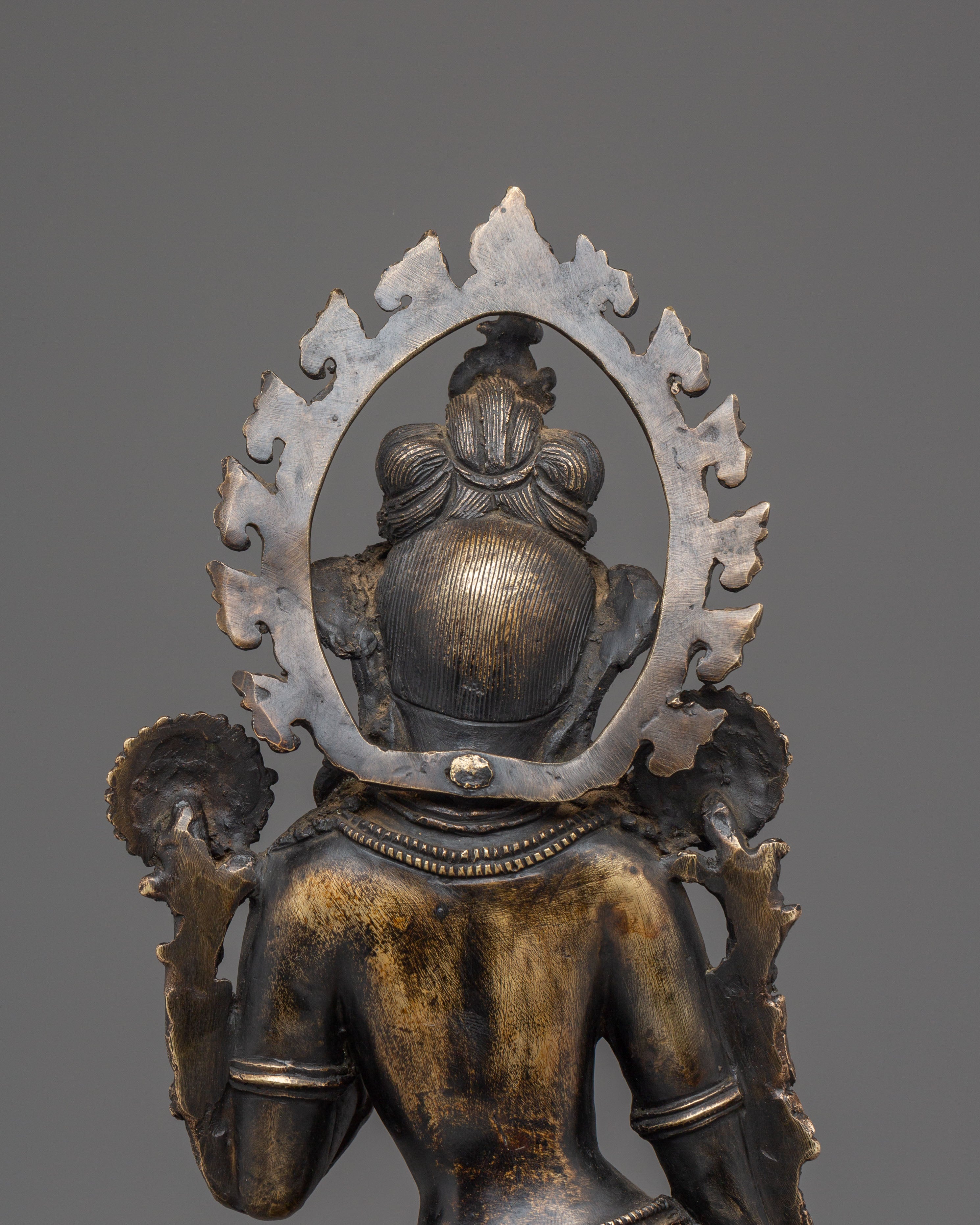 Handmade Bronze Statue of Green Tara | Goddess of Compassion