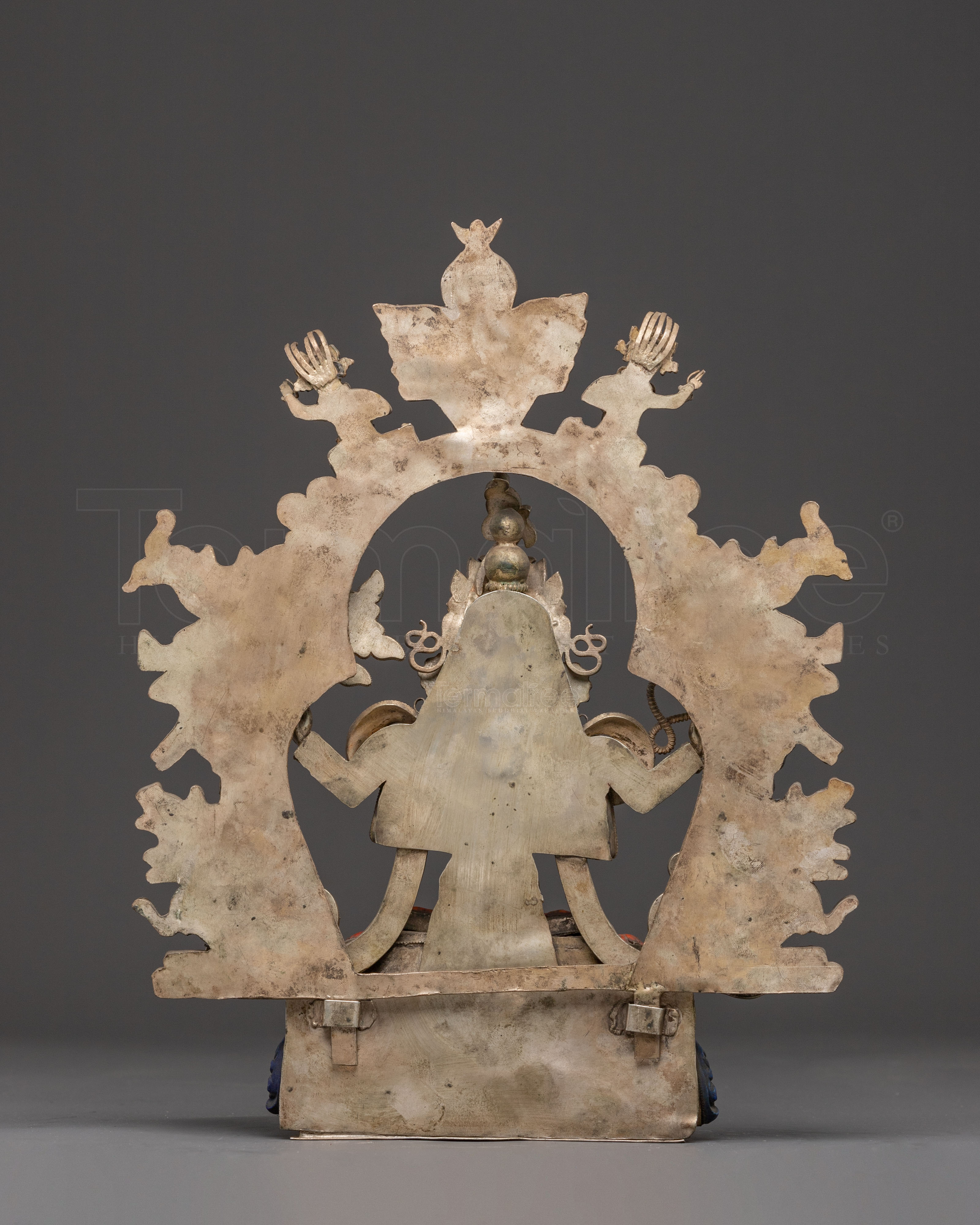 Handmade Chenrezig Golden Sculpture | Spiritual Decor Figurine