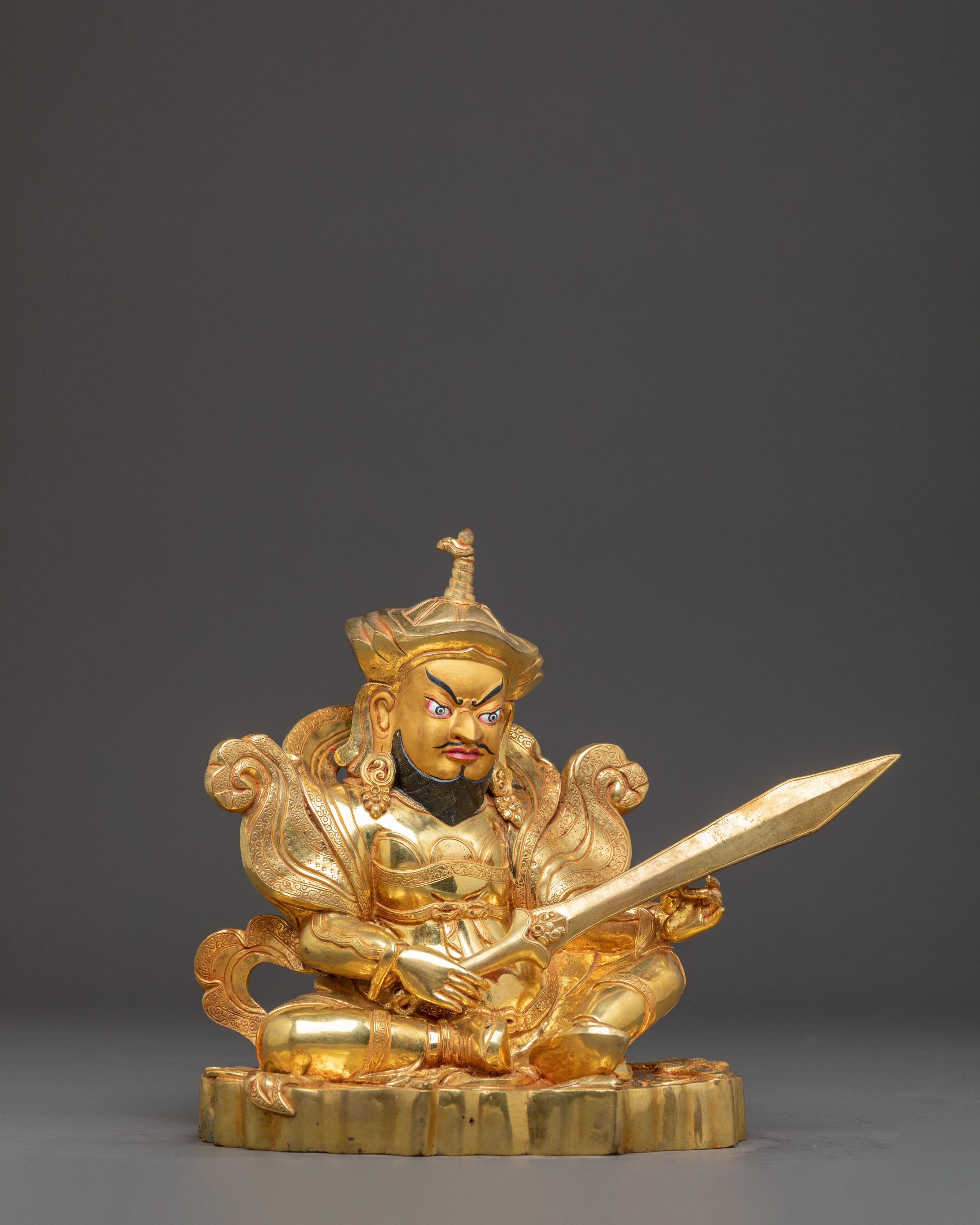 Handmade Four Heavenly King Chatur Maharaj Set | Powerful Protector Deities