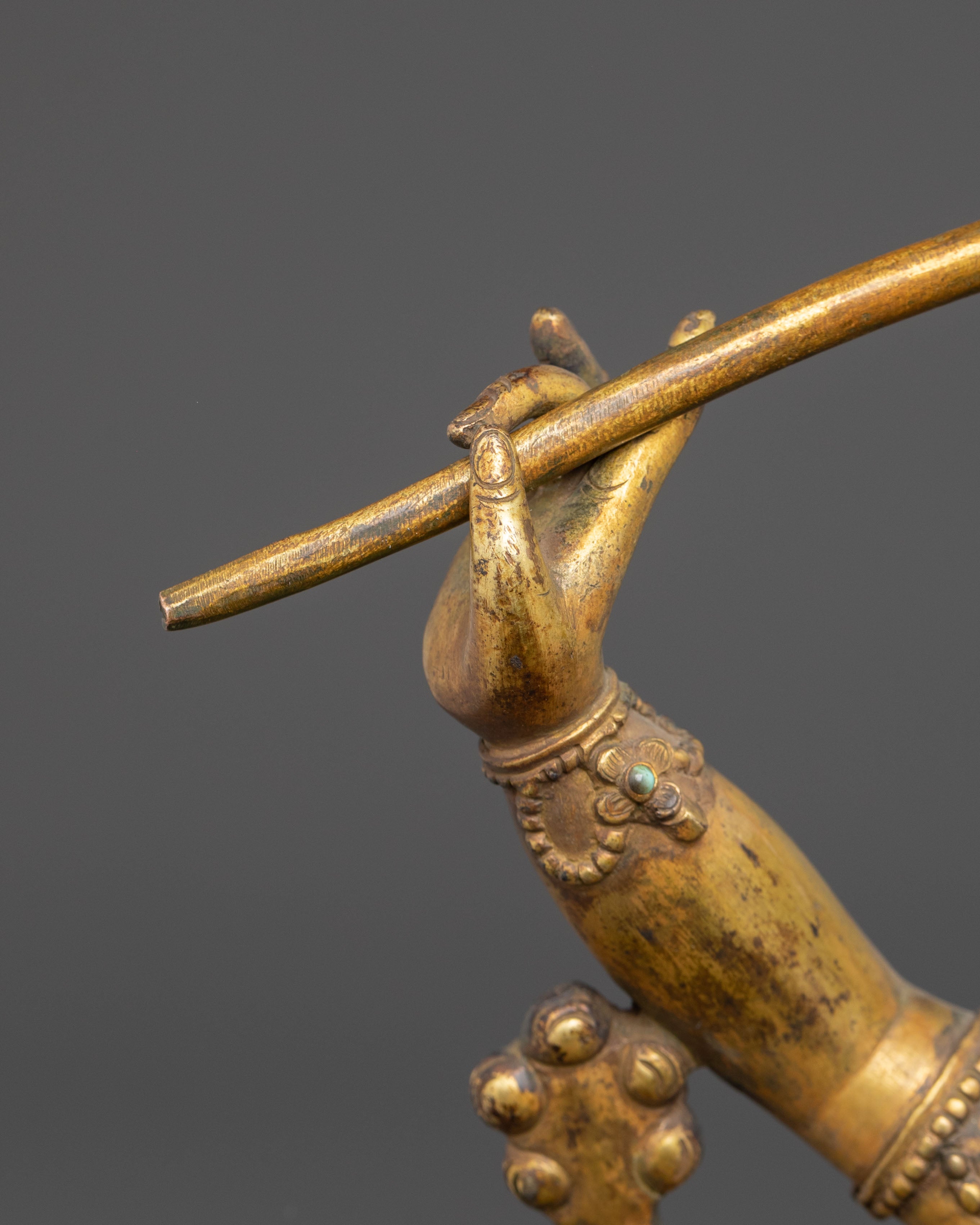 Handmade Makara Mukha Kila Statue | Symbol of Spiritual Protection