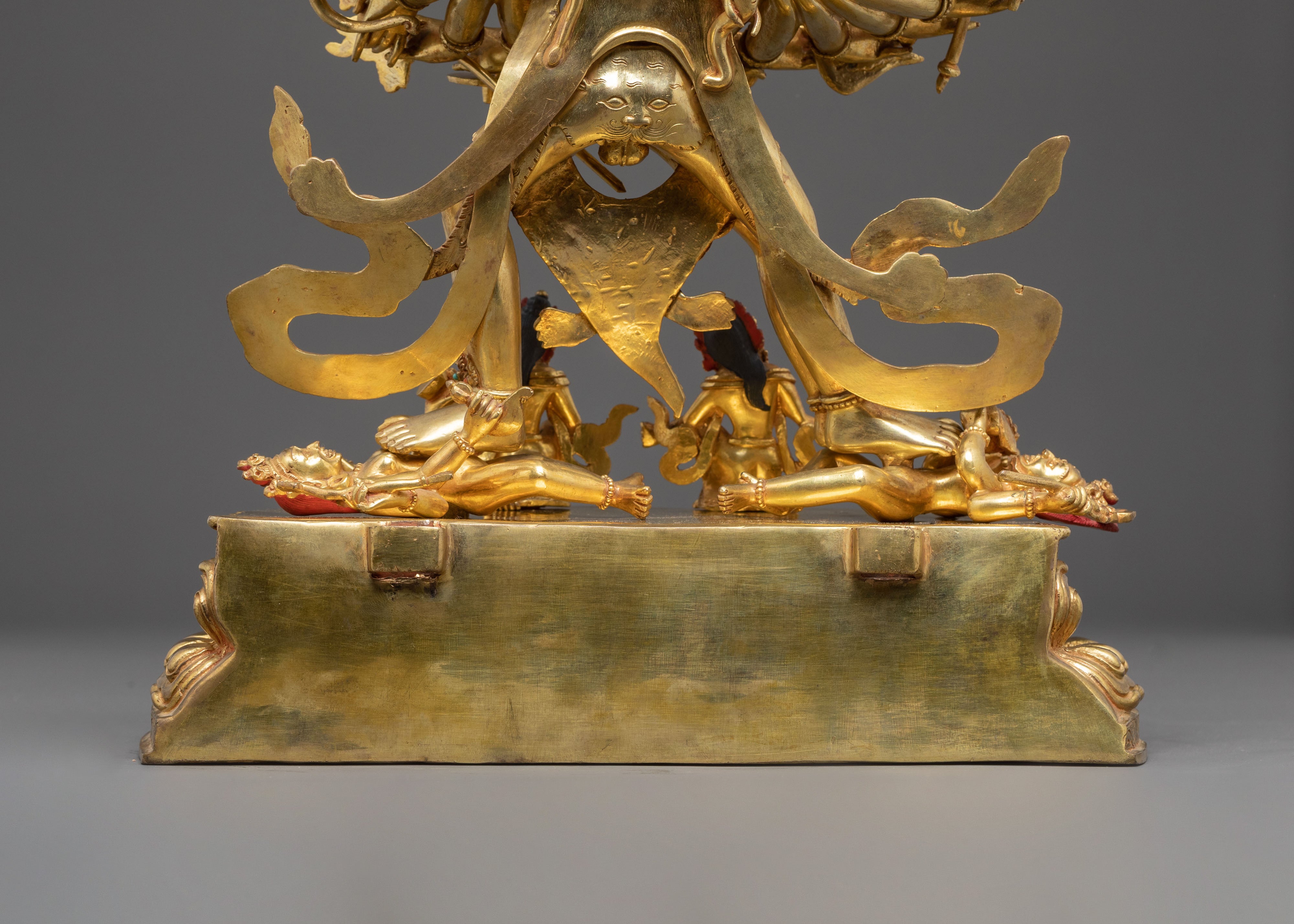 Handmade Kalachakra Statue of Wheel of Time | The Lord of the Kalachakra Tantra