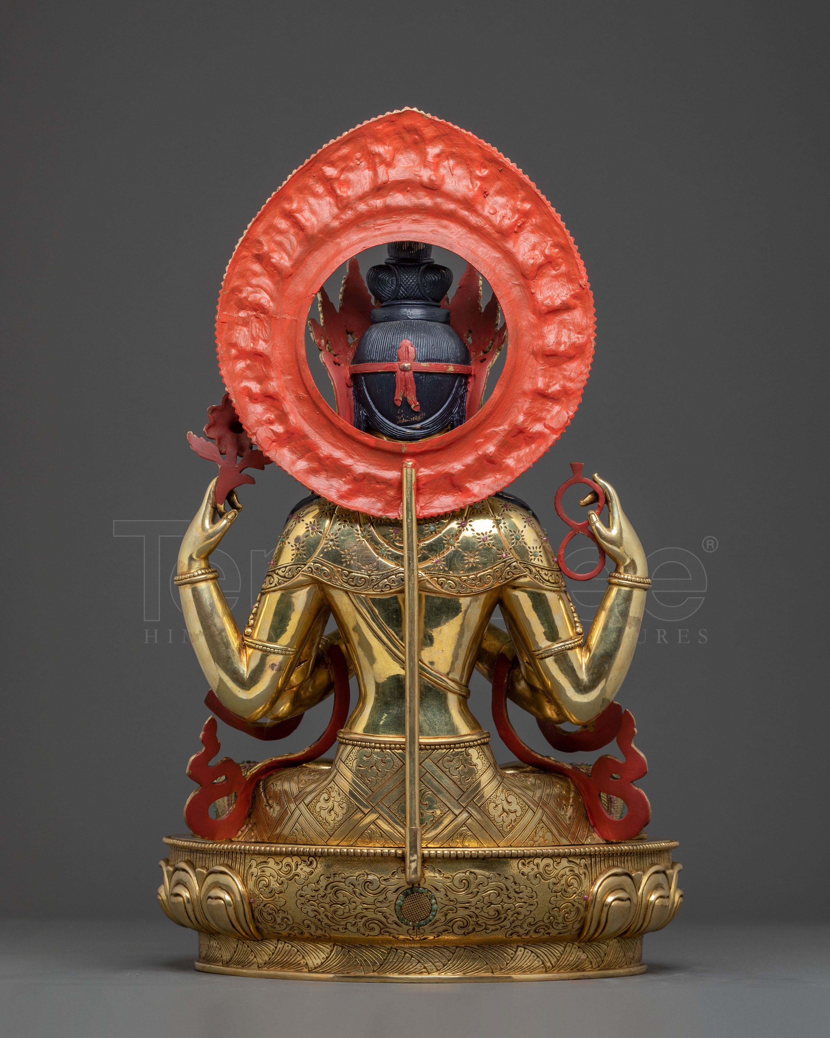 Peaceful Chenrezig Buddha Statue | Hand-Gilded Serenity