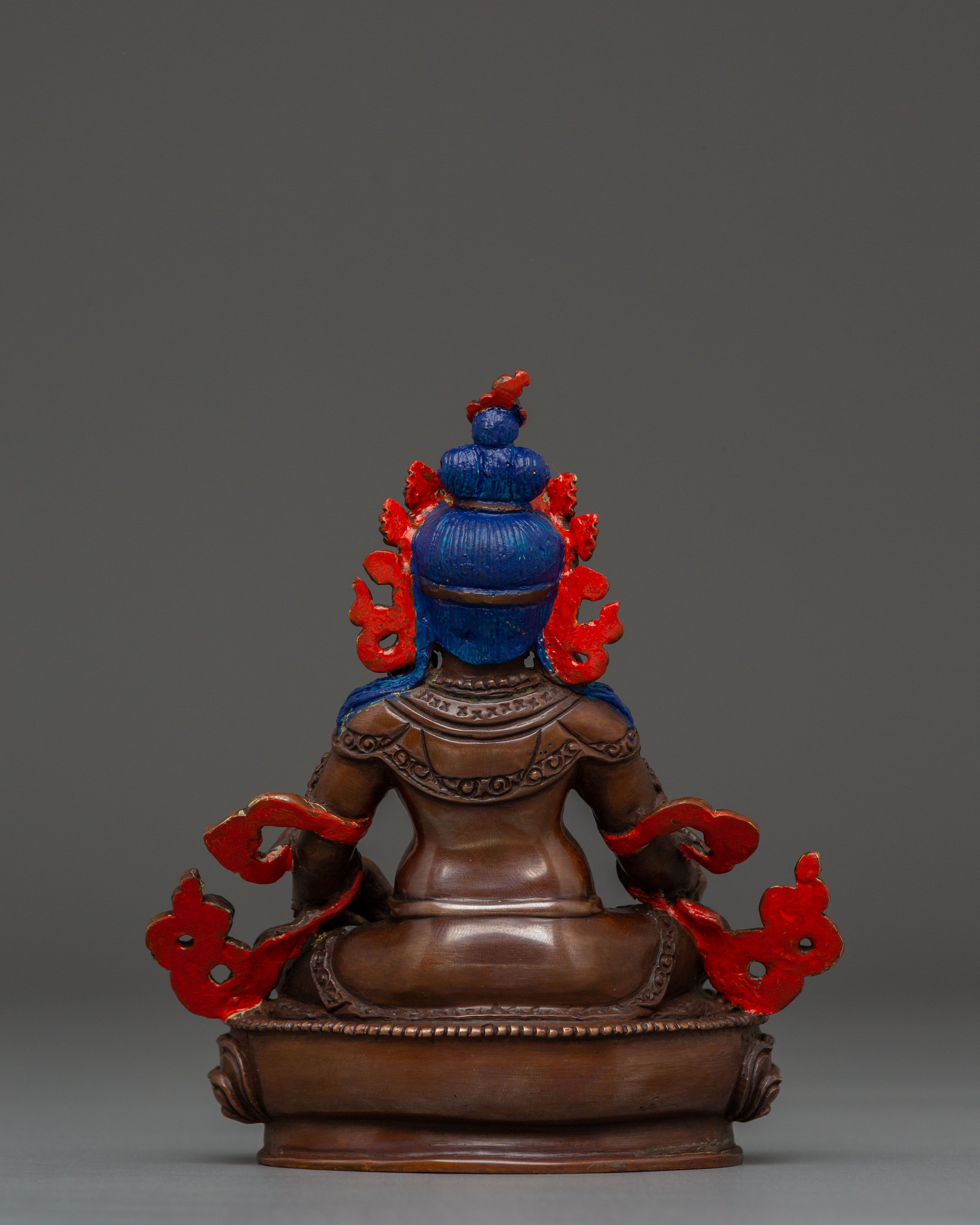 Himalayan Statue of Wealth Lord Dzambhala | Abundance and Prosperity