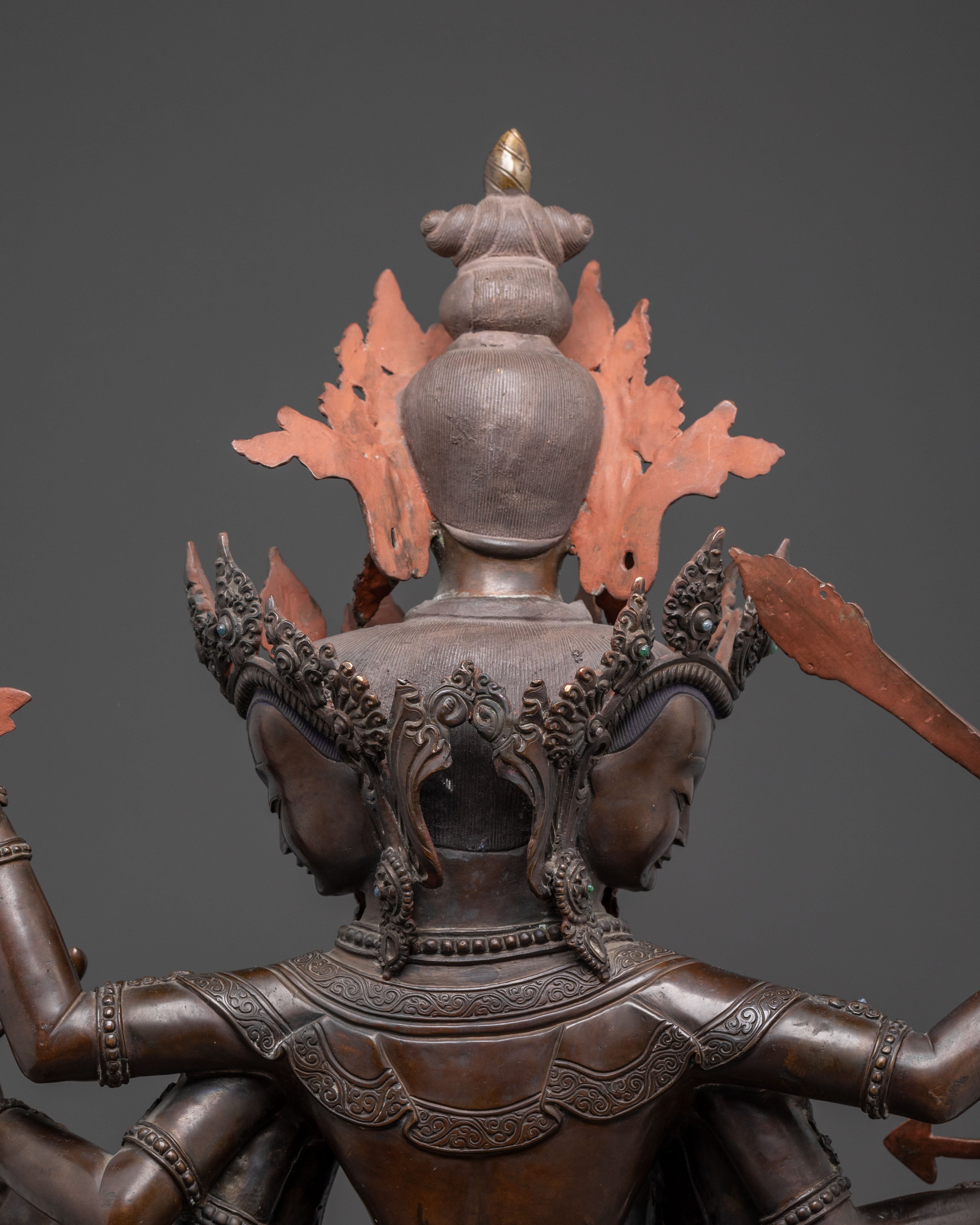 Handcrafted Maha Vajrasattva Oxidized Statue | Symbol of Purity