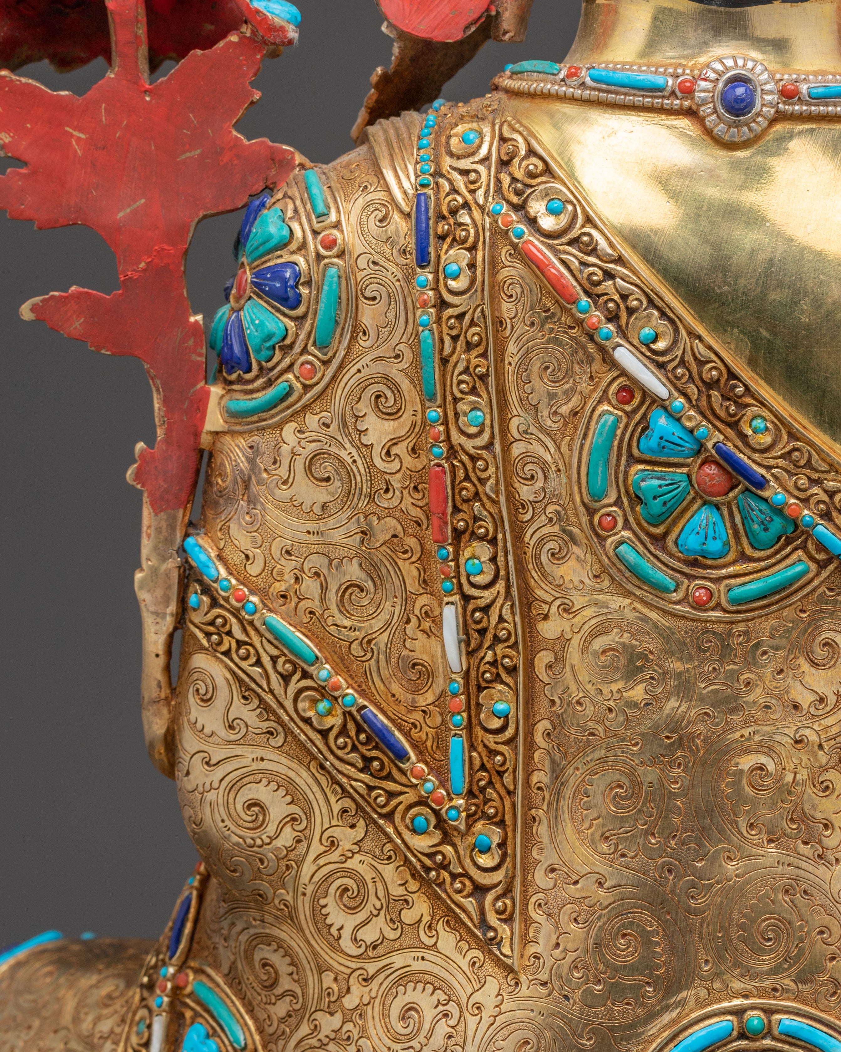 Handmade Maitreya Buddha Golden Statue – Radiant Nepalese Artistry