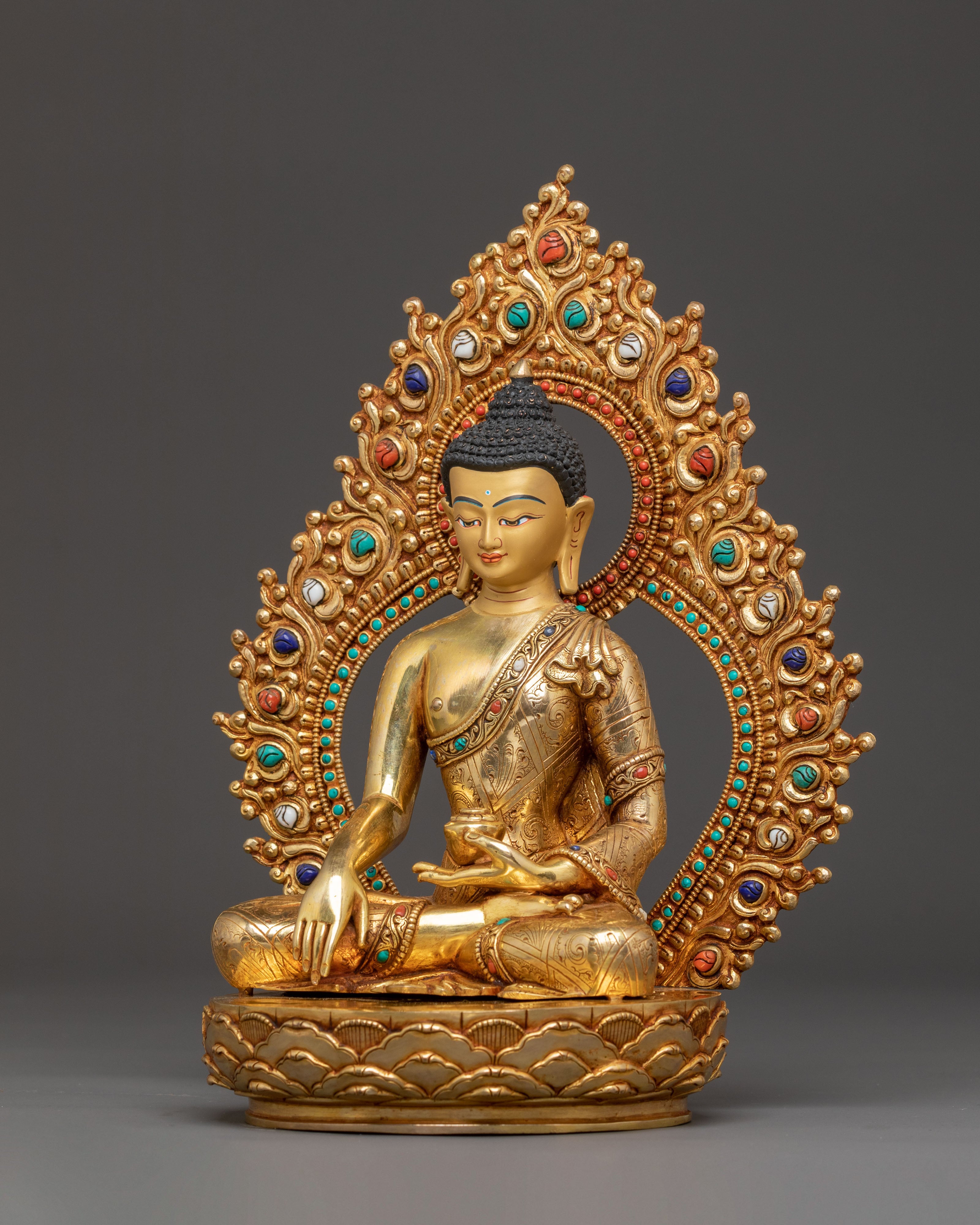 Exquisite Buddha Shakyamuni Decor Statue