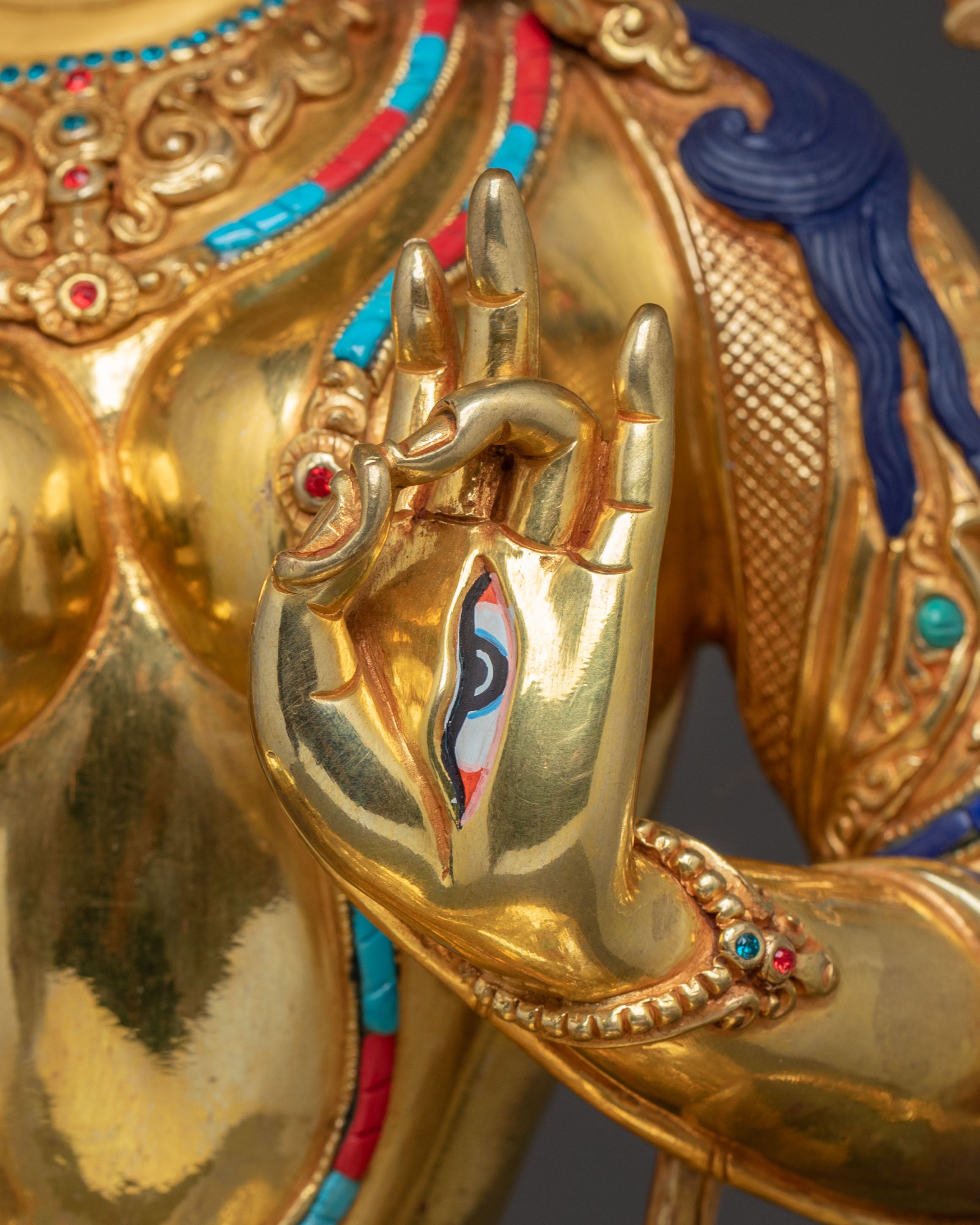 Sacred Healing Goddess White Tara Statue