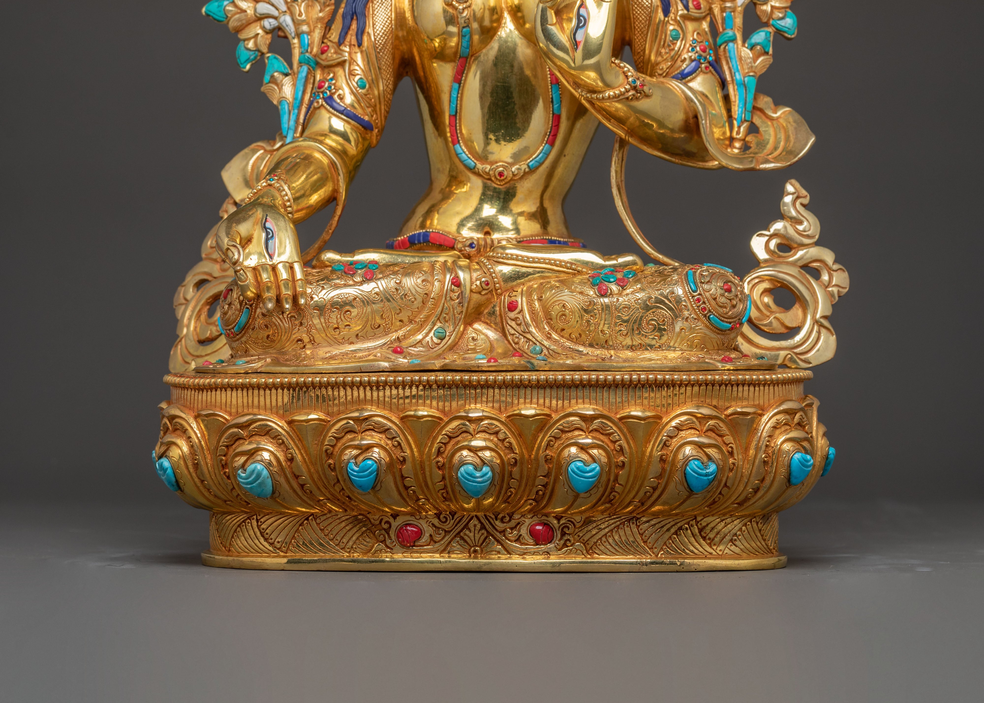 Sacred Healing Goddess White Tara Statue