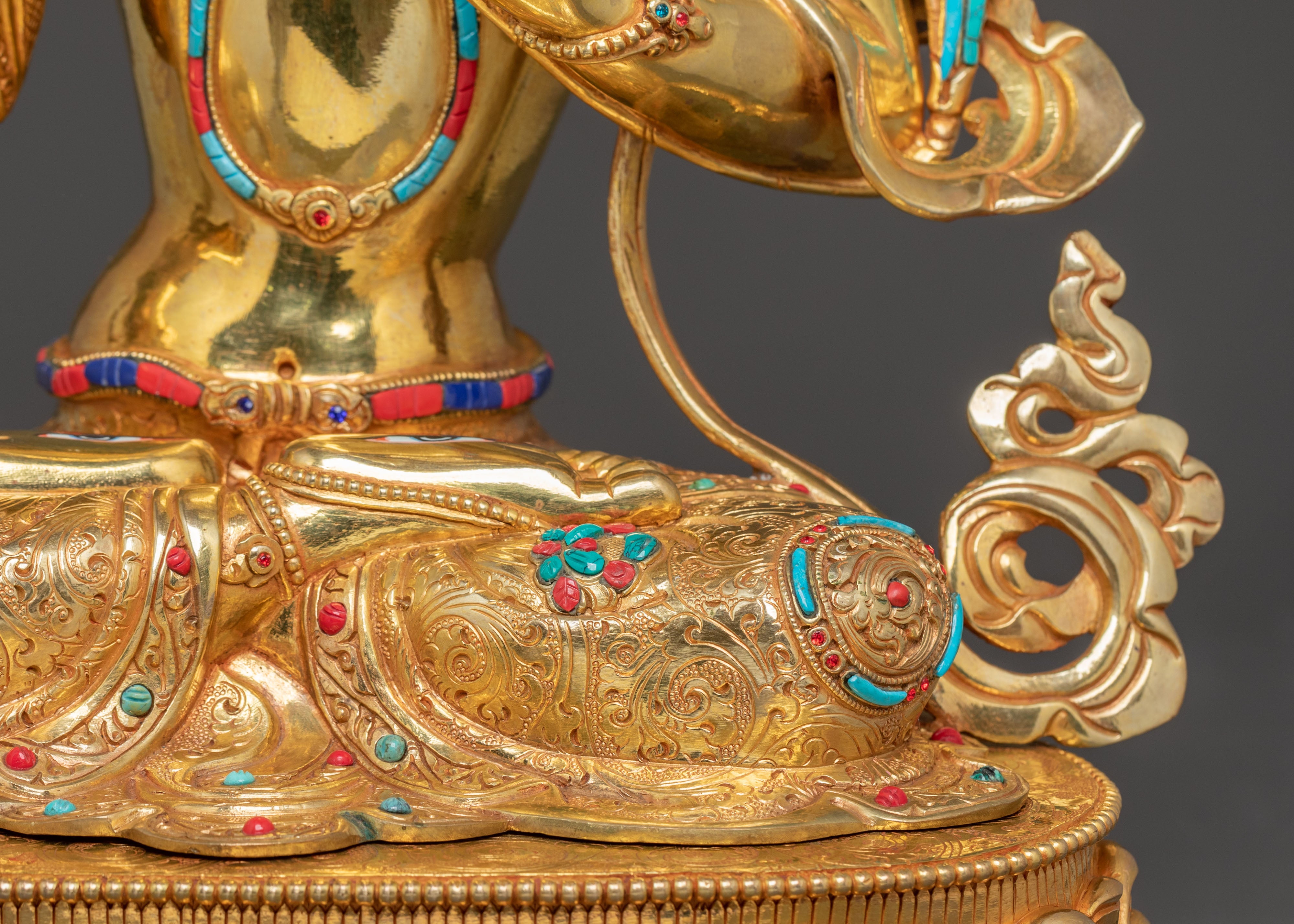 Sacred Healing Goddess White Tara Statue