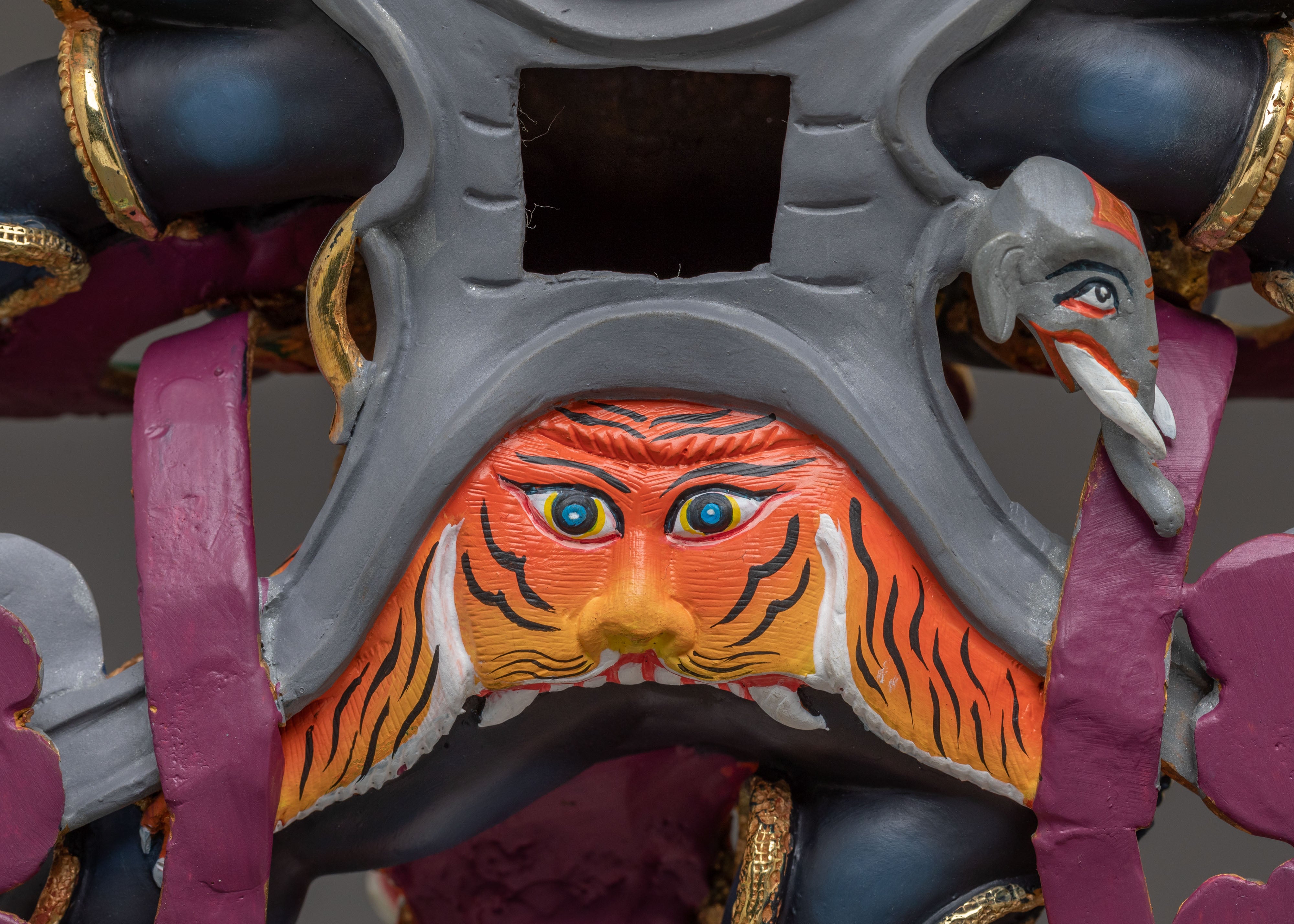 Tibetan Six Armed Mahakala Figurine | Sacred Spiritual Decor