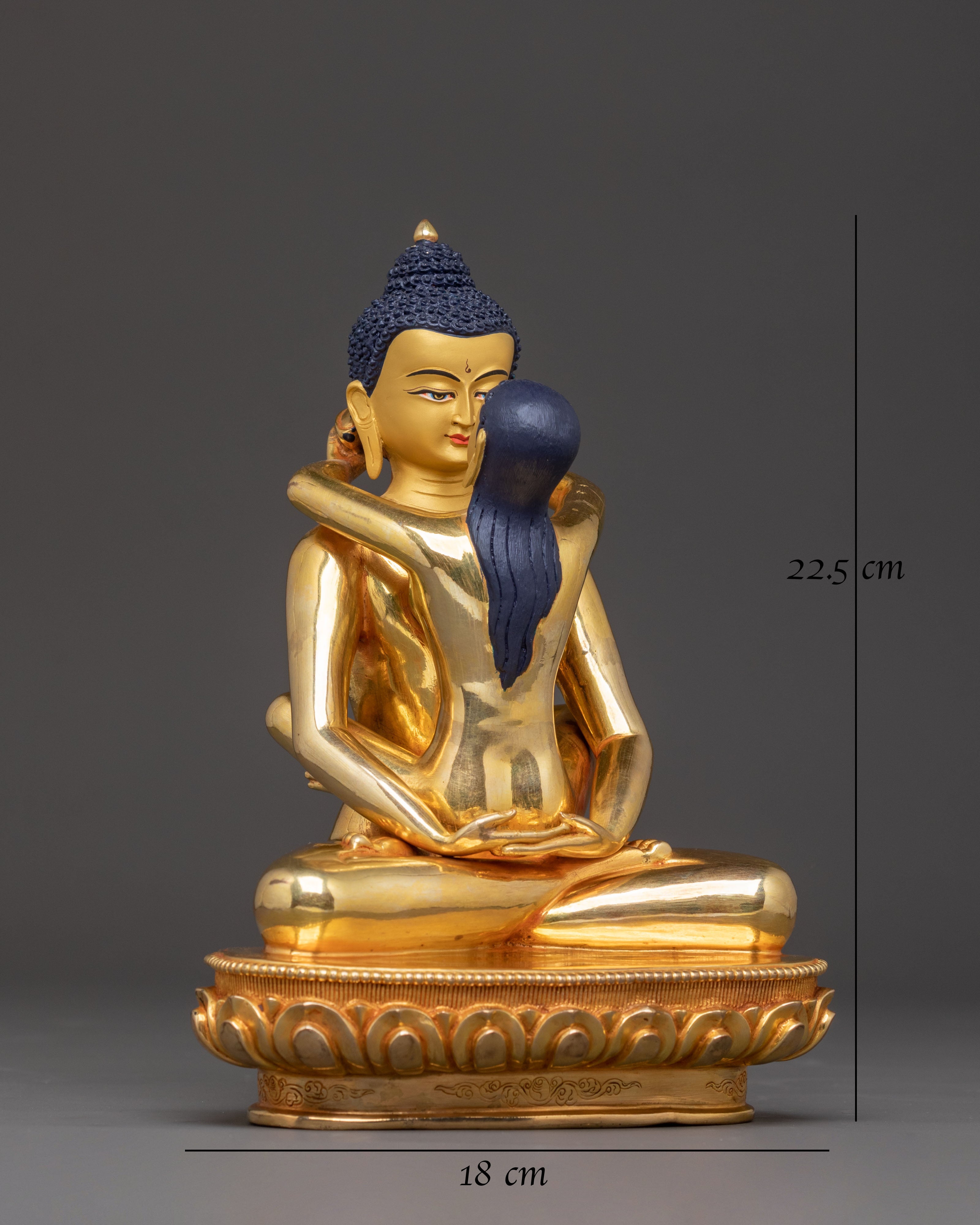 Sacred Samantabhadra with Consort Statue | Primordial Union