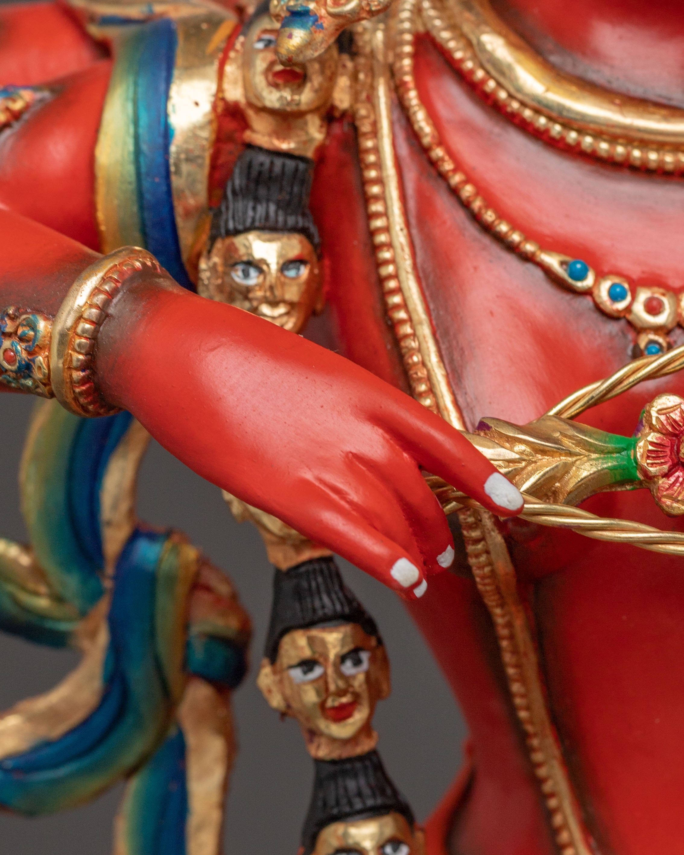 Handcrafted Sacred Kurukulla Statue | Buddhist Artwork from Nepal