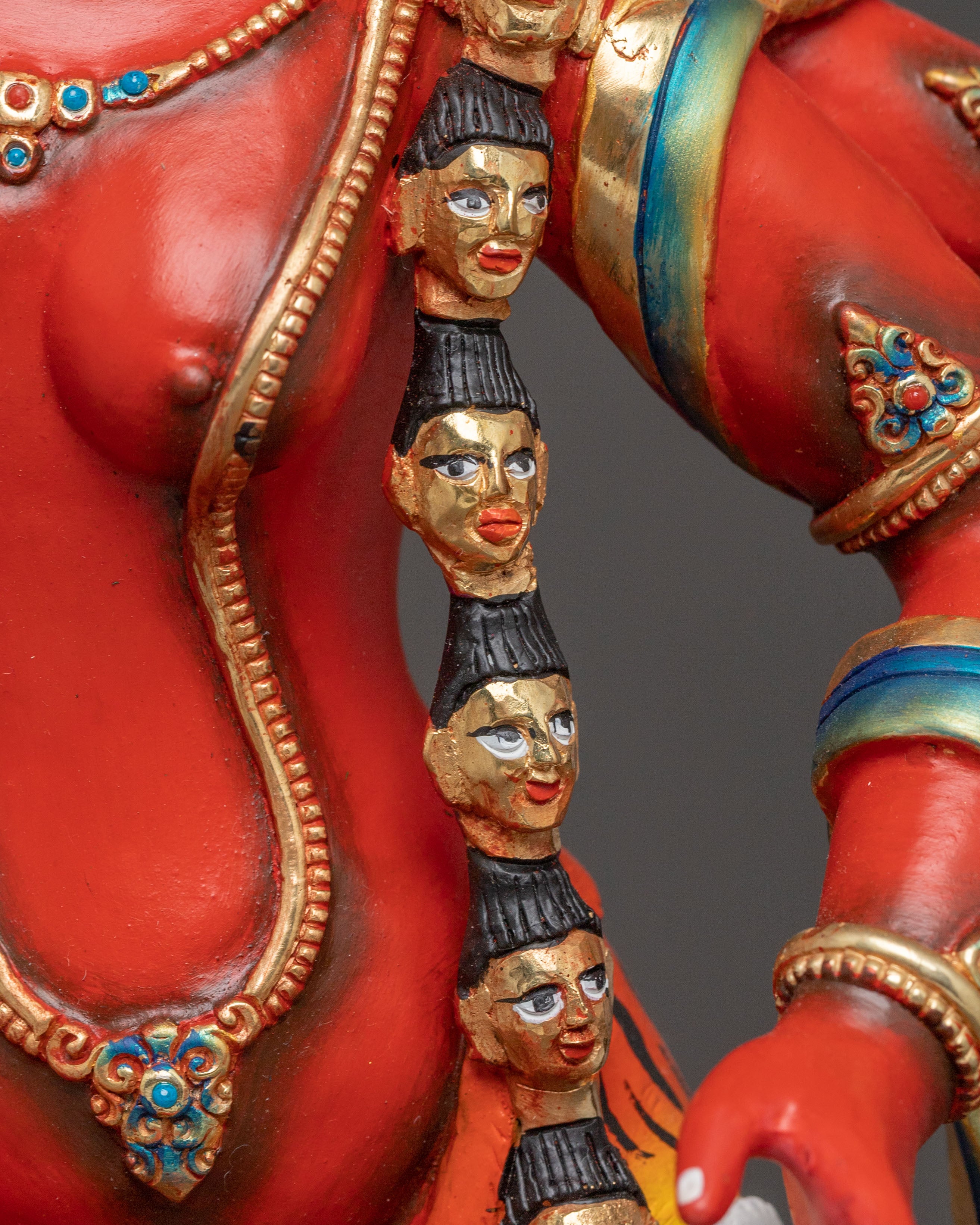 Handcrafted Sacred Kurukulla Statue | Buddhist Artwork from Nepal