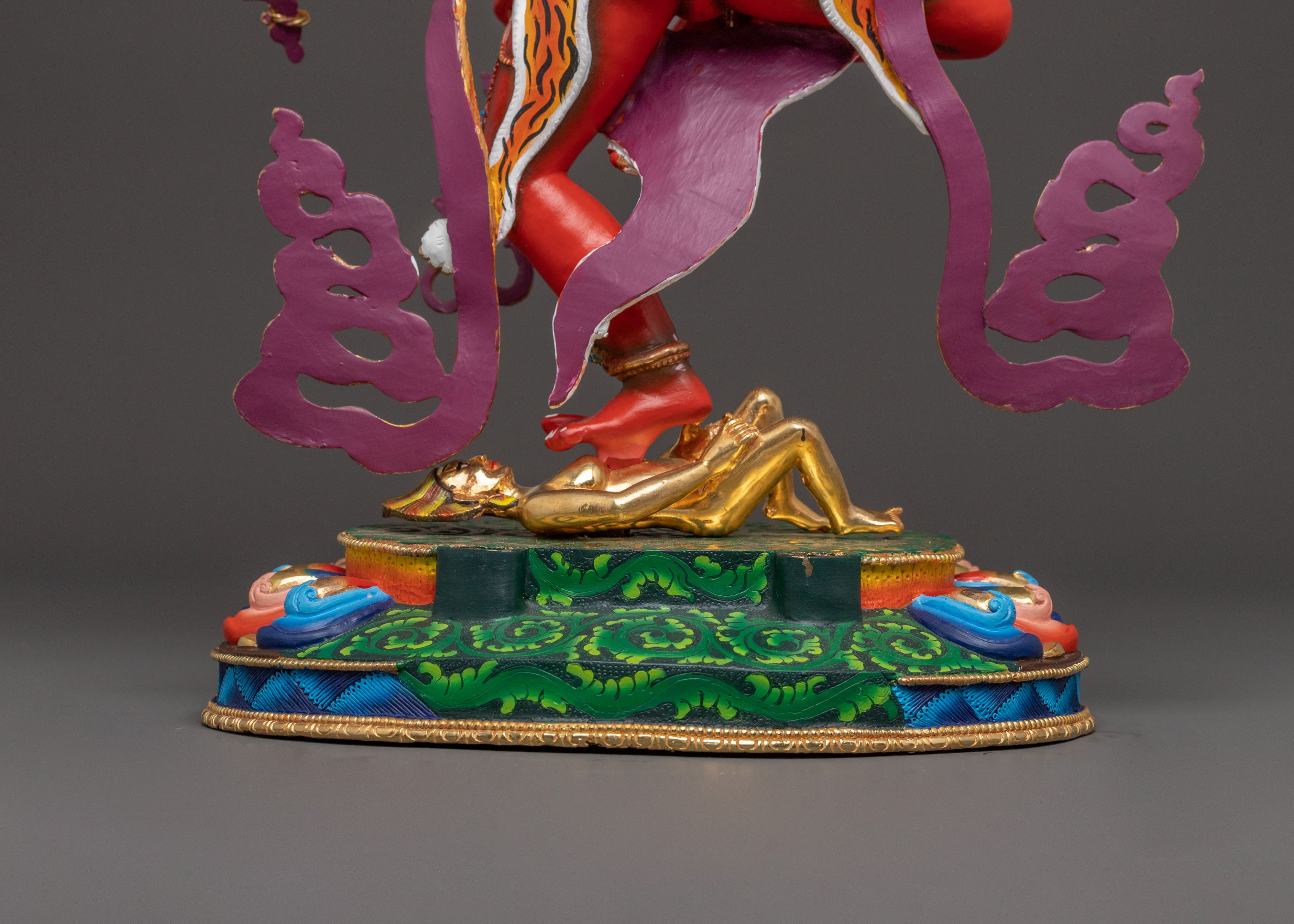 Handcrafted Sacred Kurukulla Statue | Buddhist Artwork from Nepal