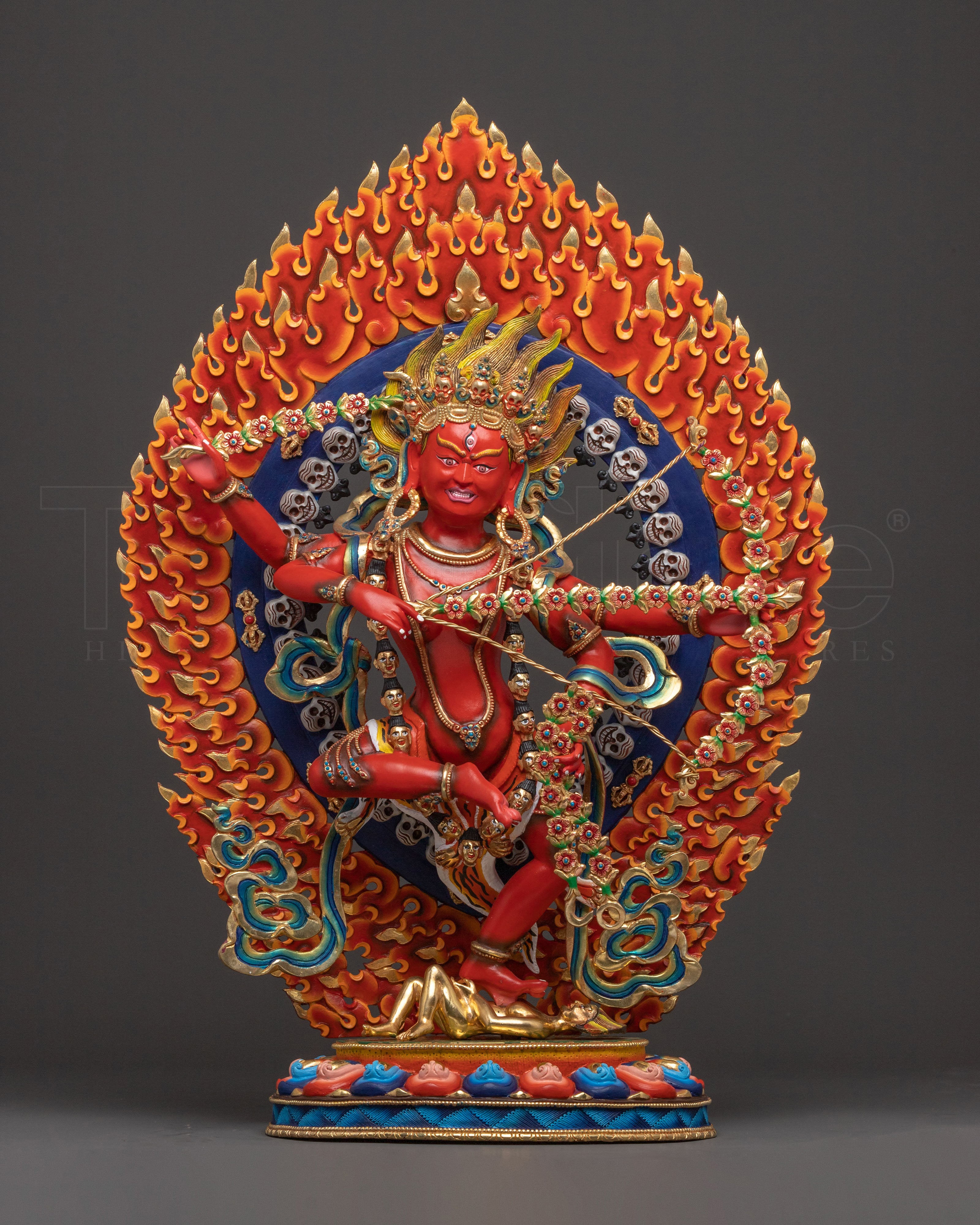 Handcrafted Sacred Kurukulla Statue | Buddhist Artwork from Nepal