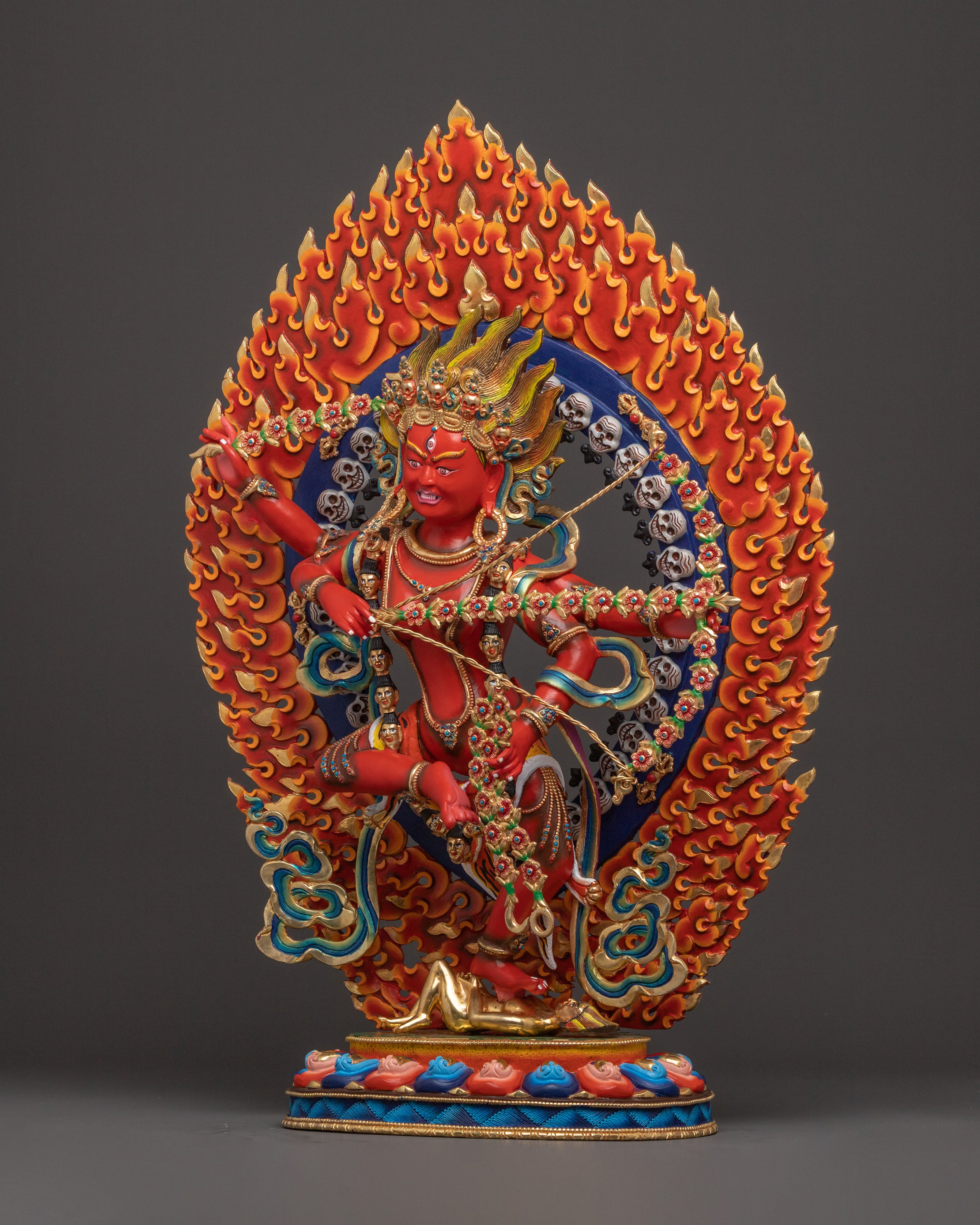 Handcrafted Sacred Kurukulla Statue | Buddhist Artwork from Nepal