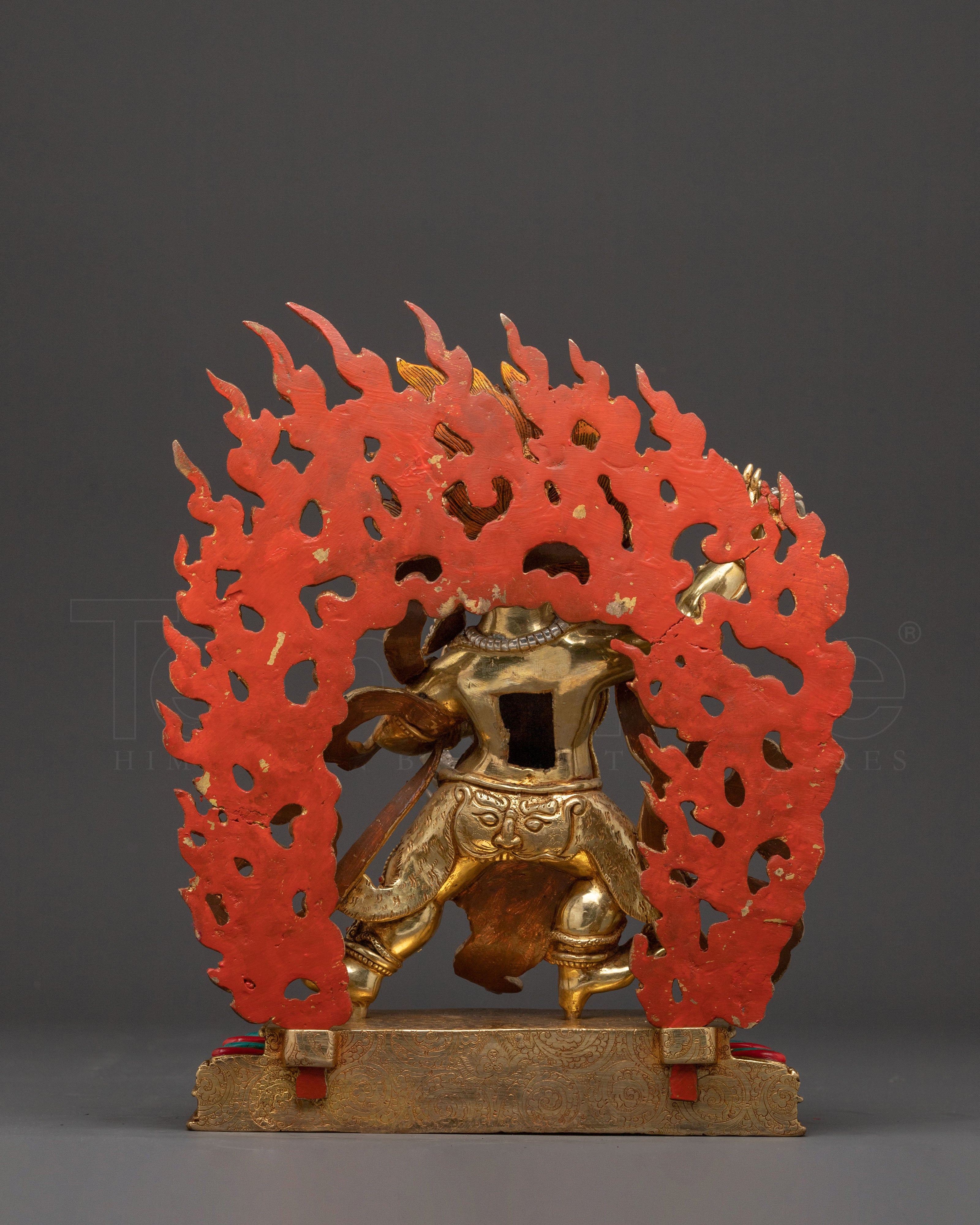 Vajrapani Handcrafted Statue | 24K Gold Gilded Art