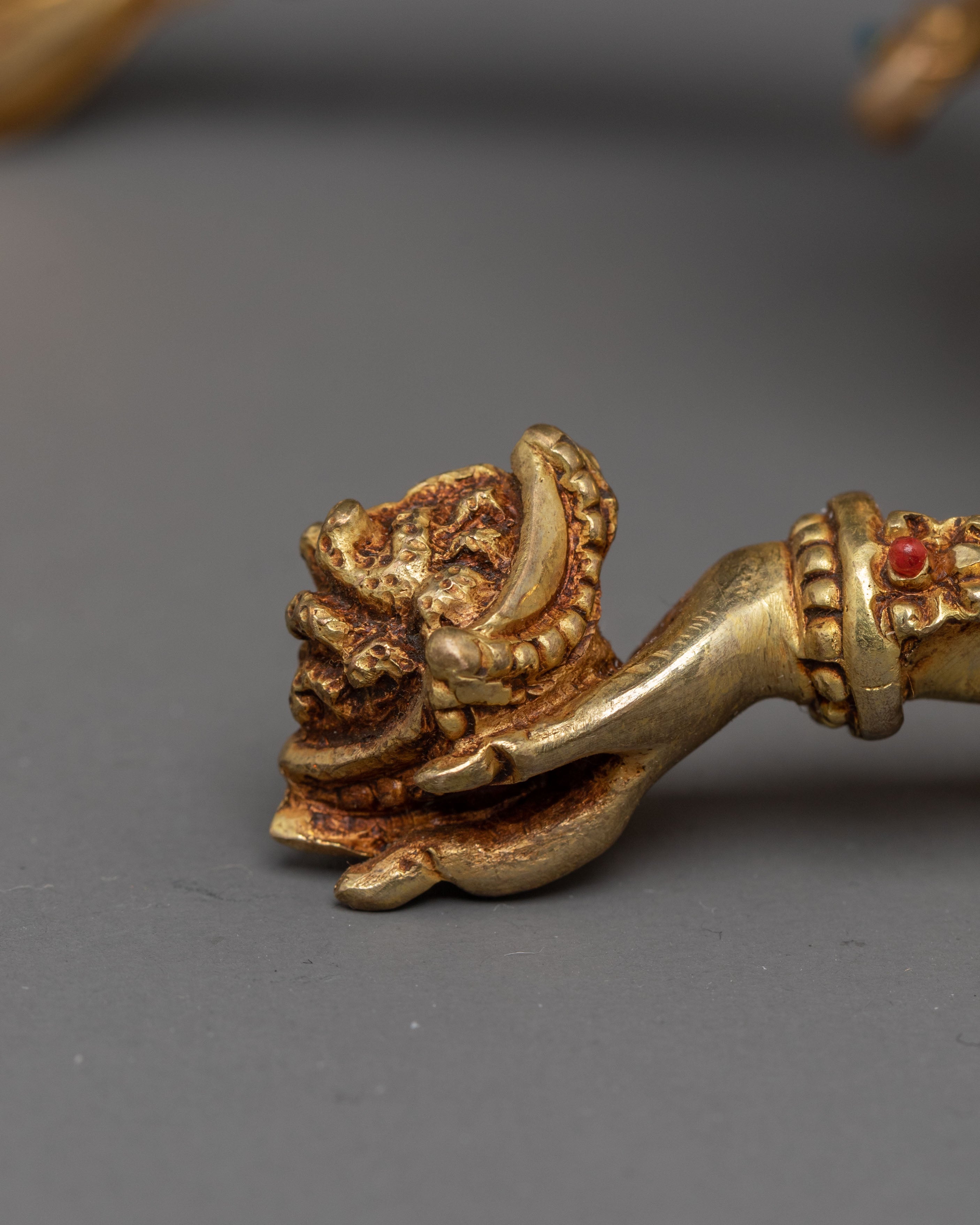 Hayagriva Handcrafted Statue | 24K Gold Gilded Copper