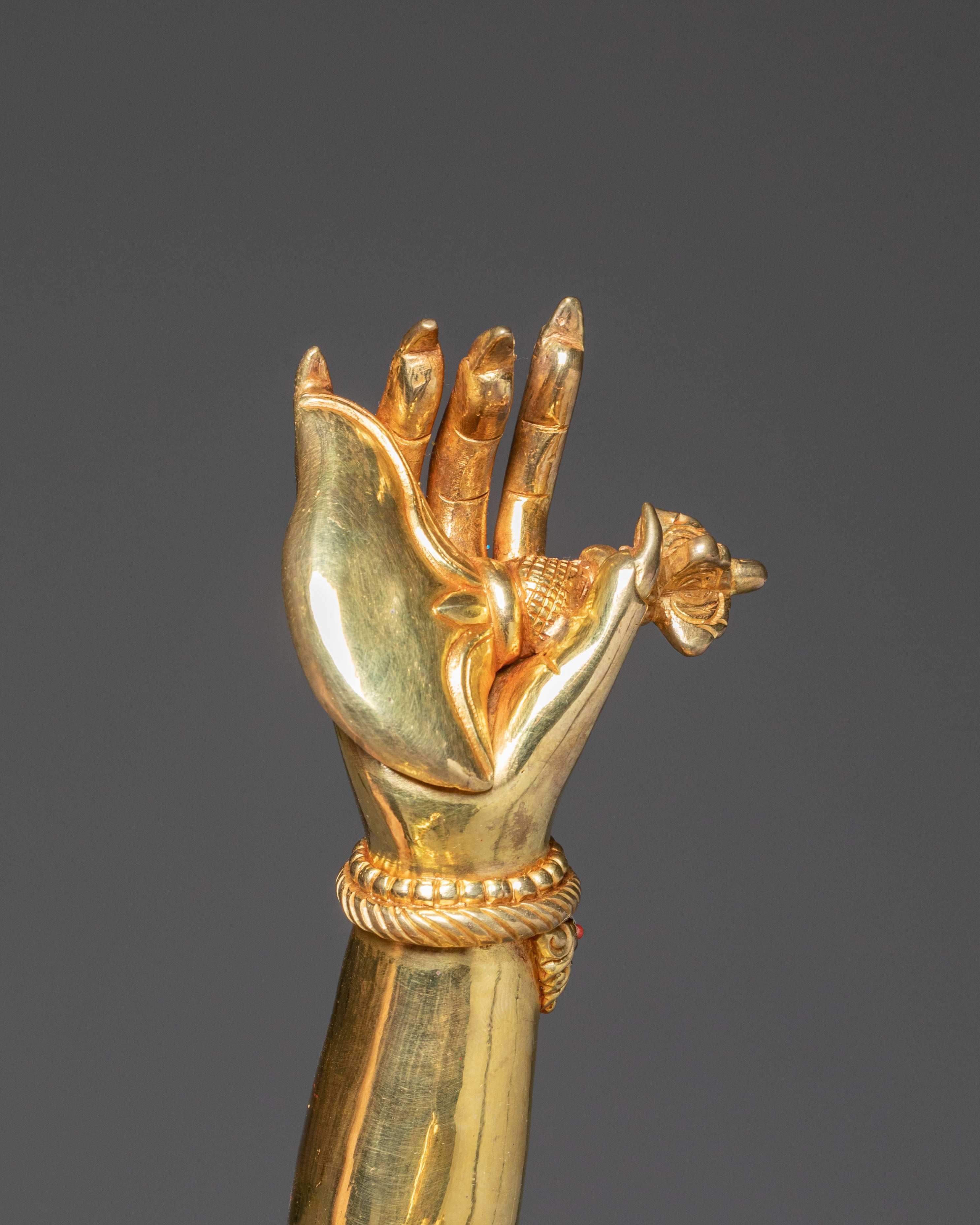 Yamantaka Fierce Protector Statue – 24K Gold Gilded Masterpiece