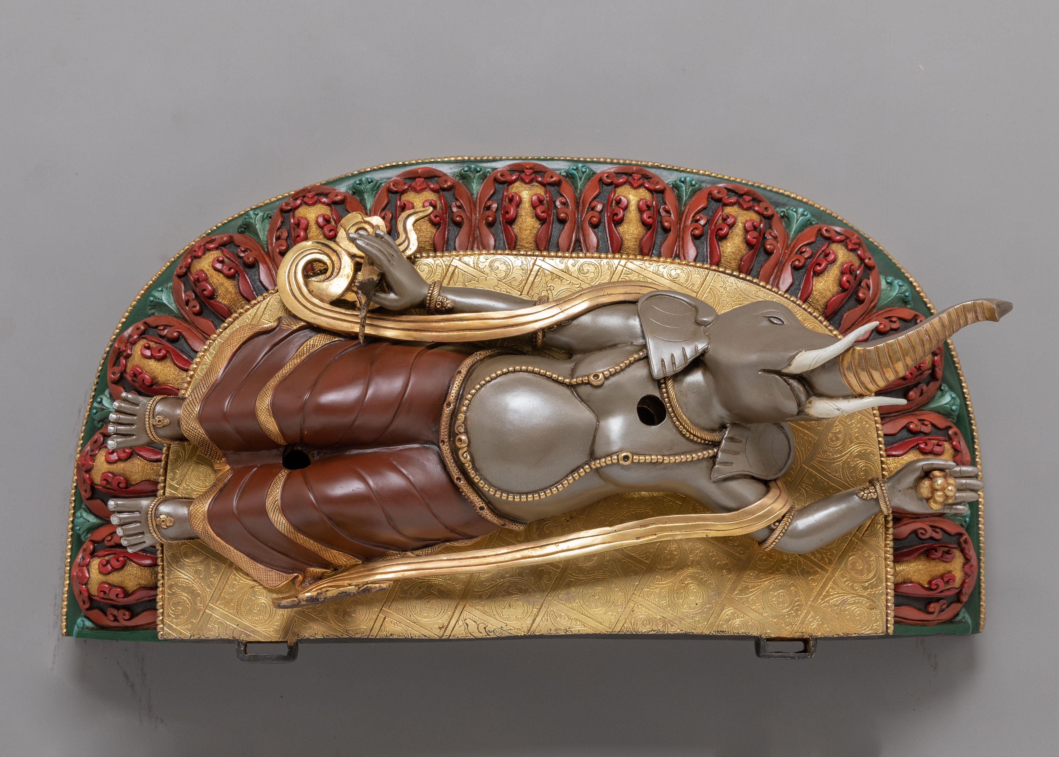 Big Six Armed Mahakala Statue - Himalayan Handcrafted Artwork