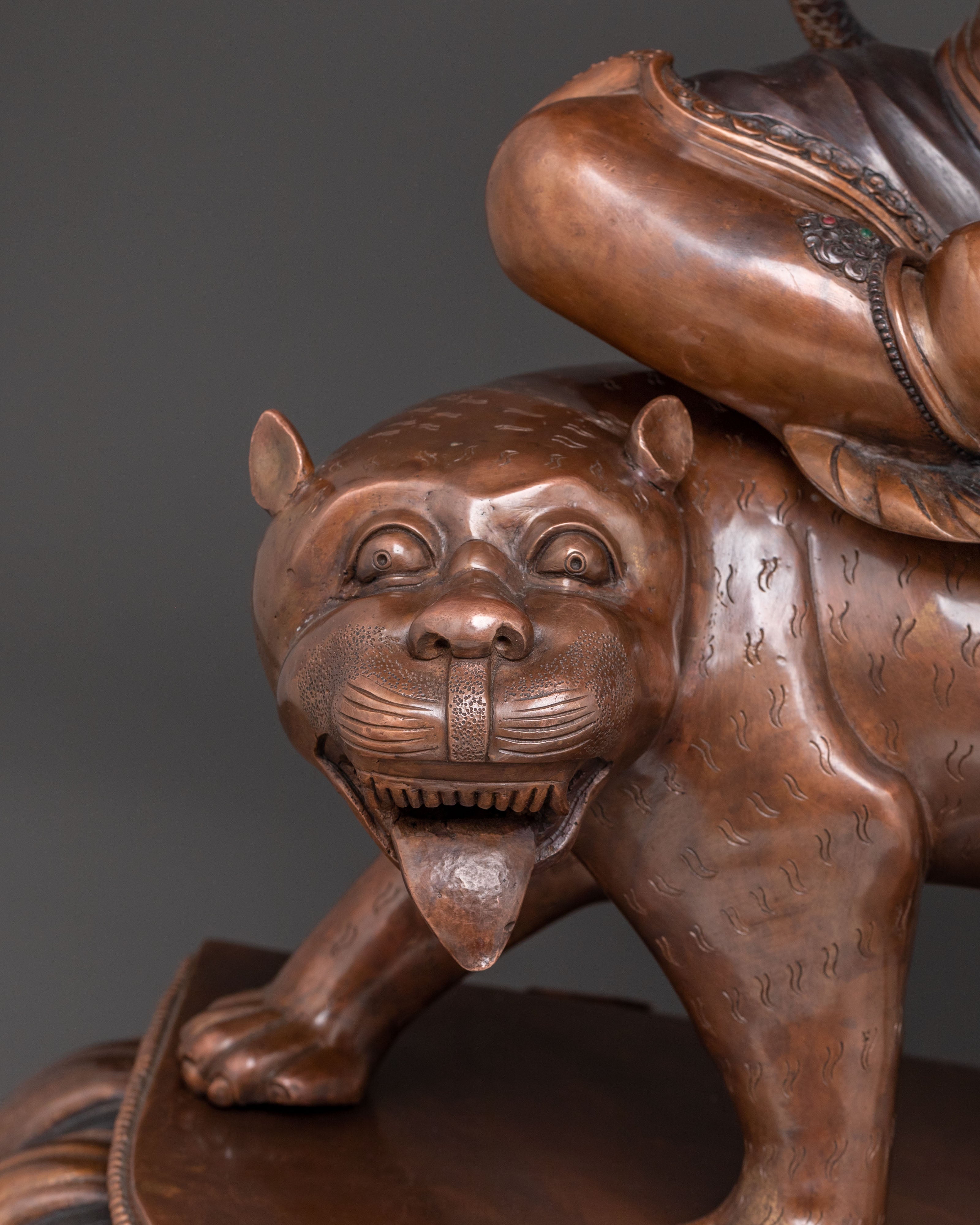 Dombi Heruka Meditation Statue – Oxidized Copper Statue