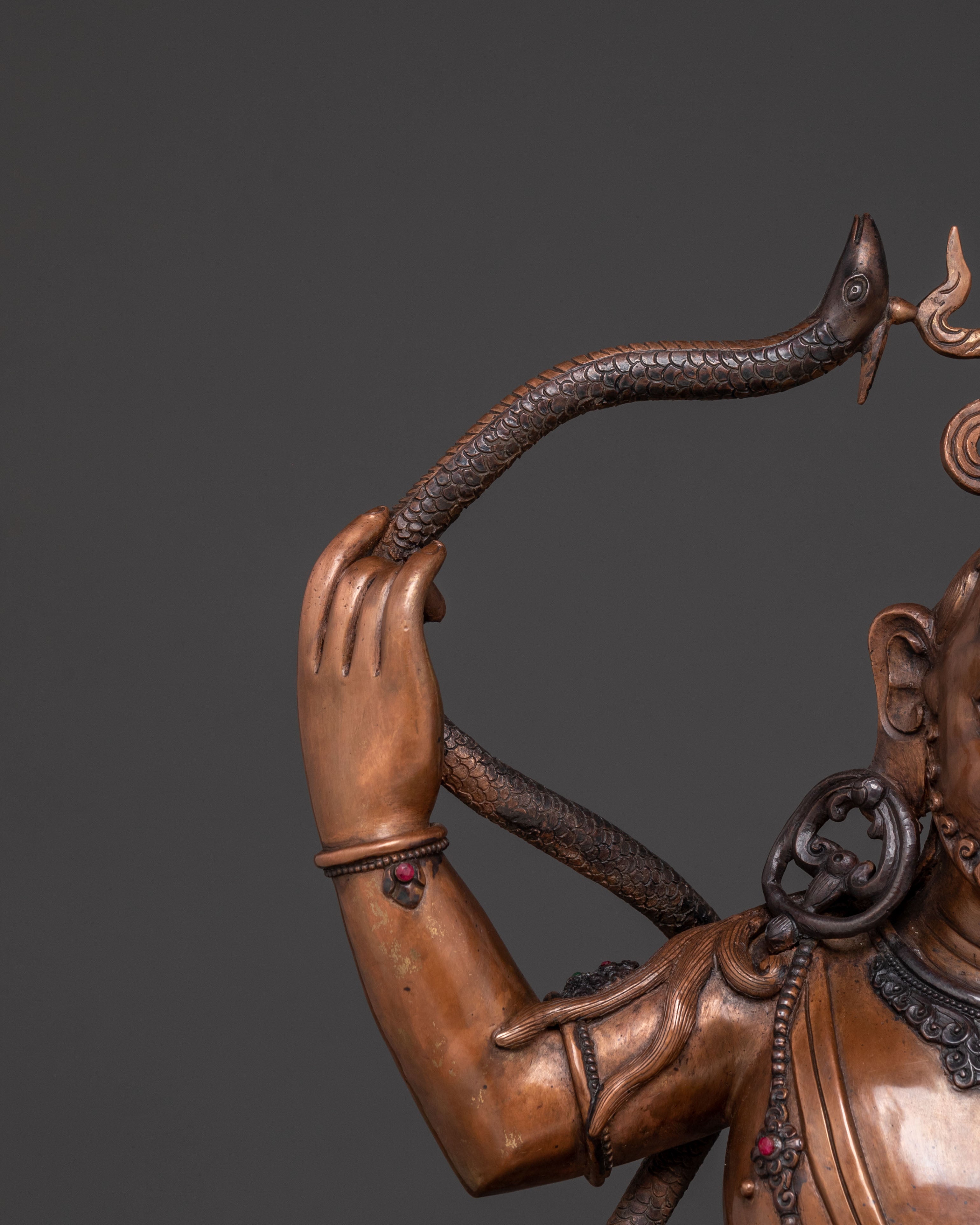 Dombi Heruka Meditation Statue – Oxidized Copper Statue