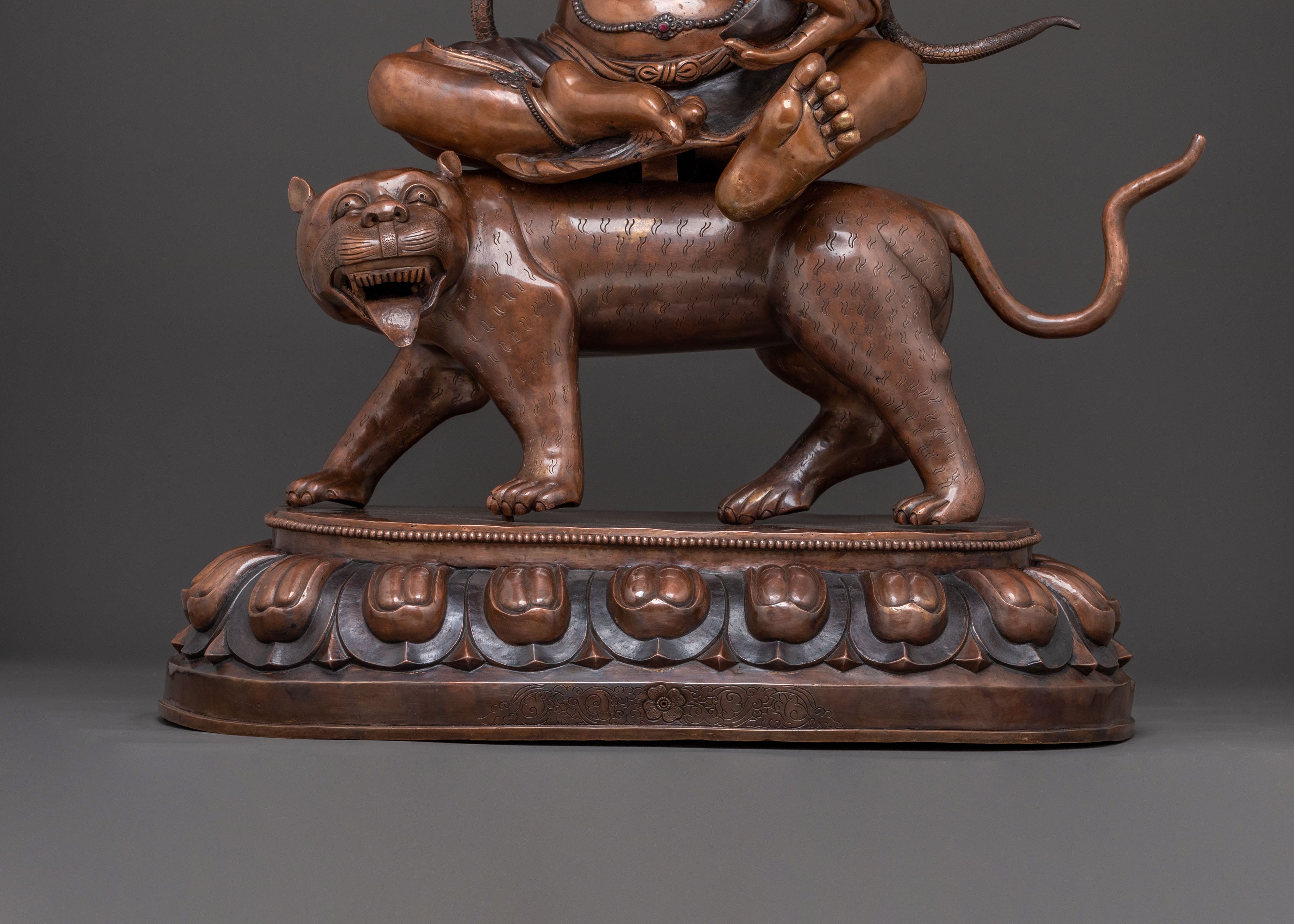 Dombi Heruka Meditation Statue – Oxidized Copper Statue