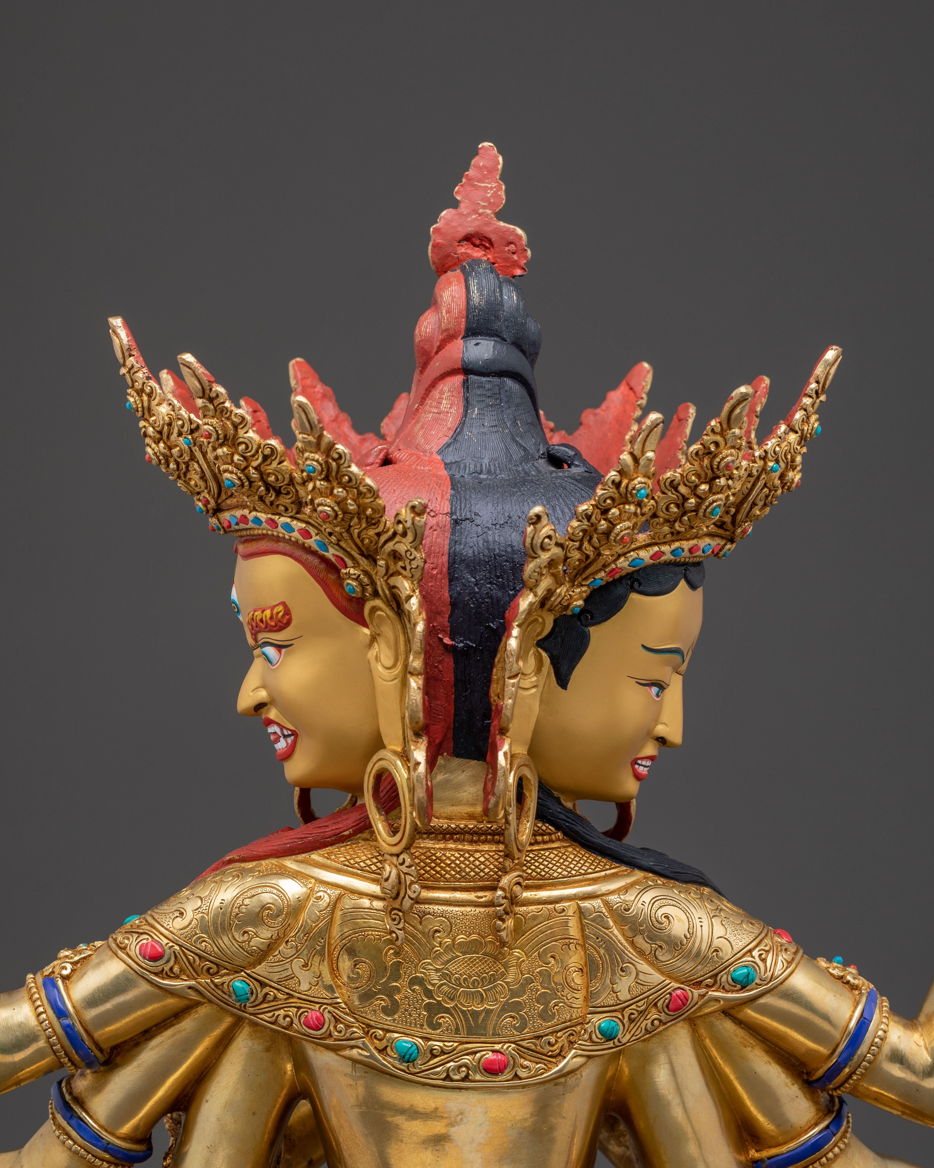Namgyalma Divine Statue - Exquisite 24K Gold Gilded