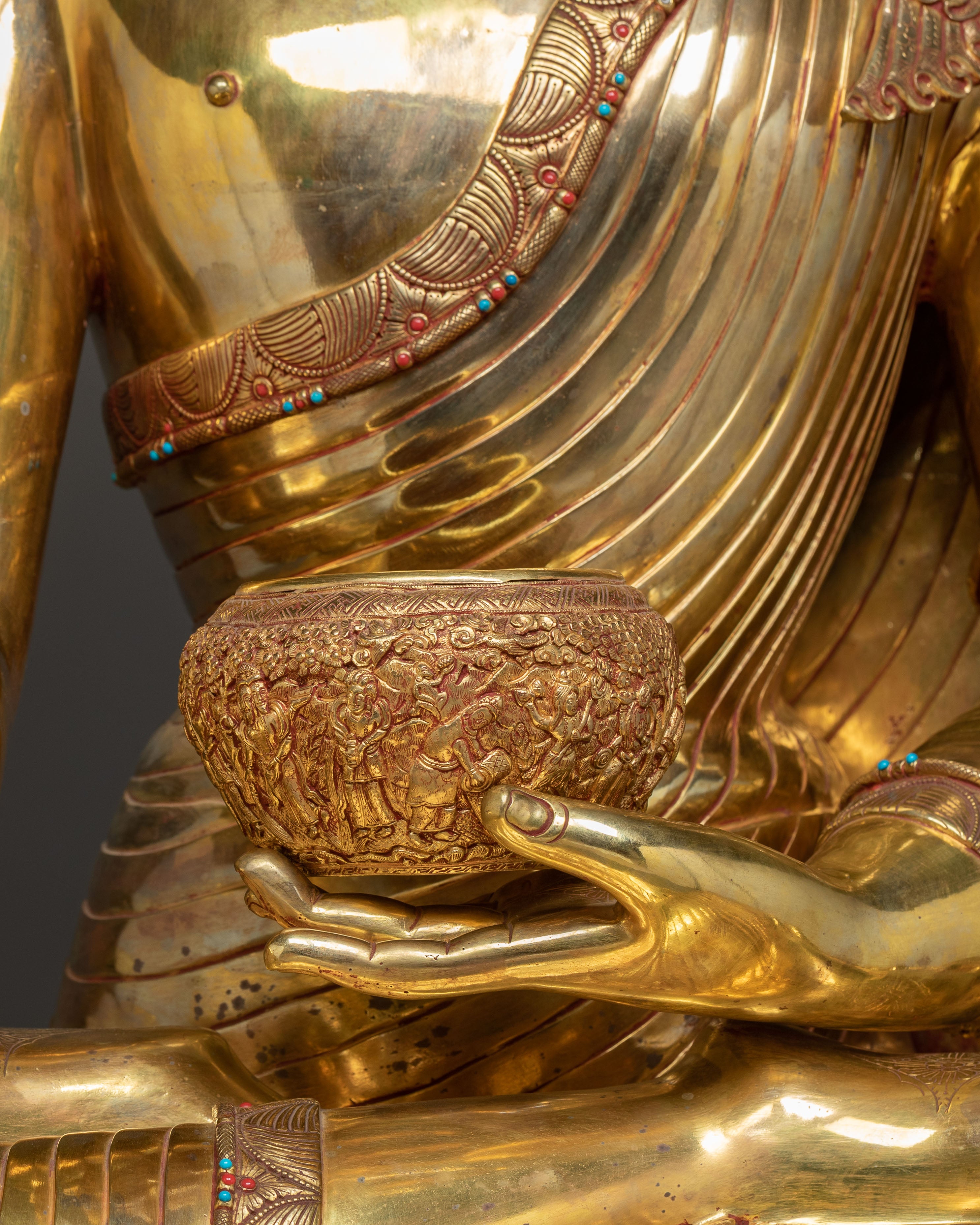 Life-Sized Shakyamuni Buddha Statue