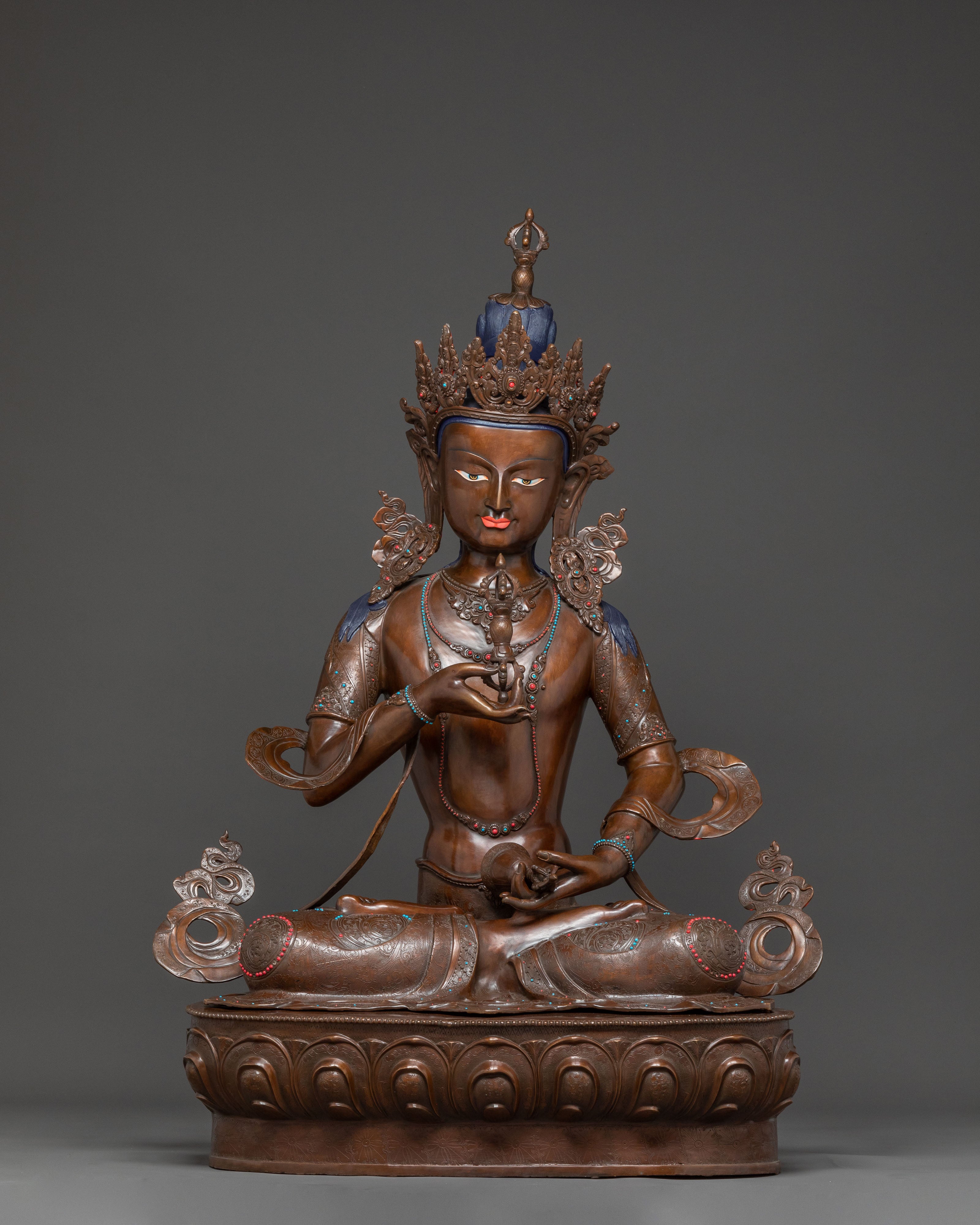 Vajrasattva Statue for Altar Decor | Nepali Handcrafted Statue
