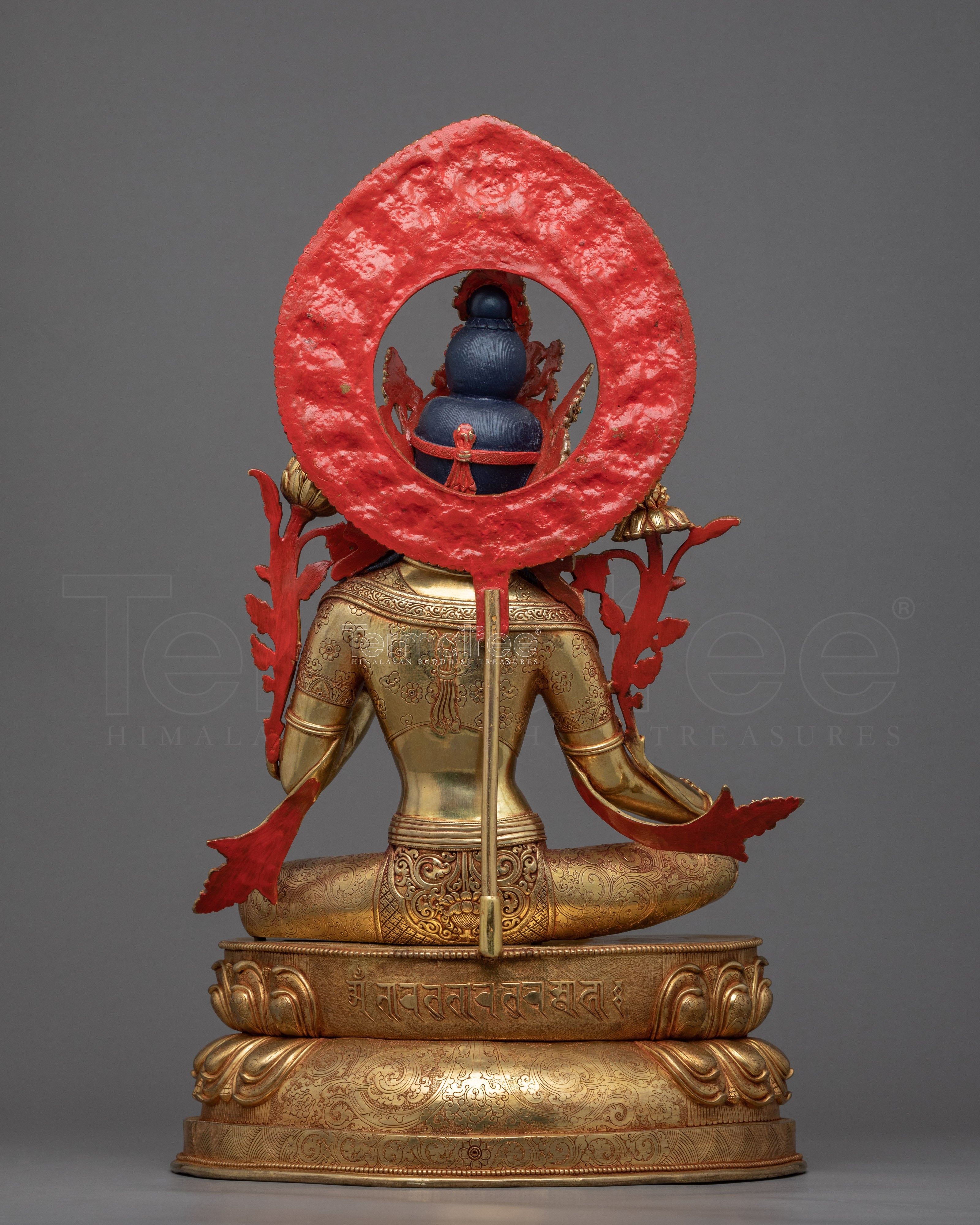 Mother Green Tara Statue | Tibetan Female Buddha Handmade Art - Termatree