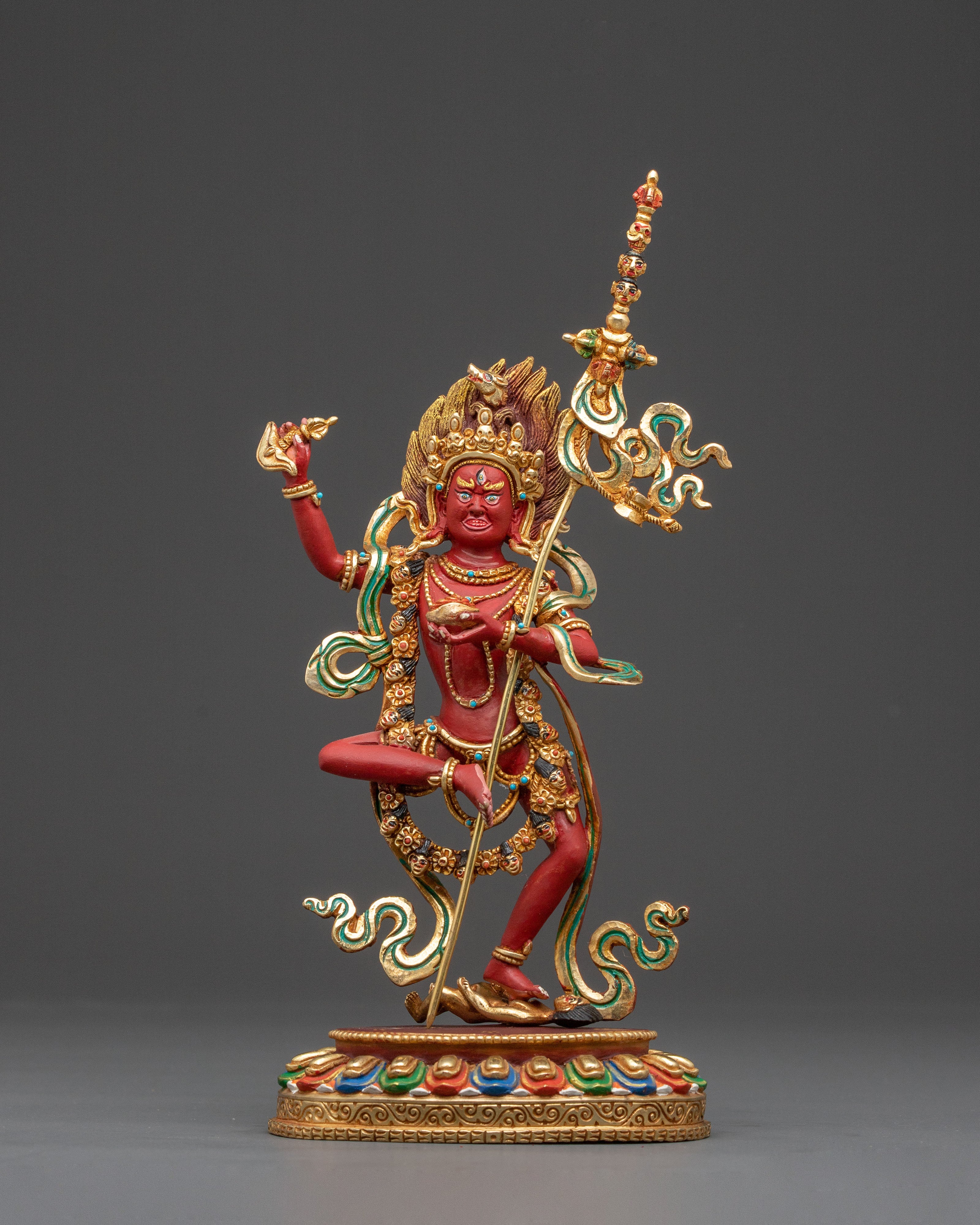 Dorje Phagmo Vajrayana Sacred Statue – Exquisite Hand-Gilded Copper