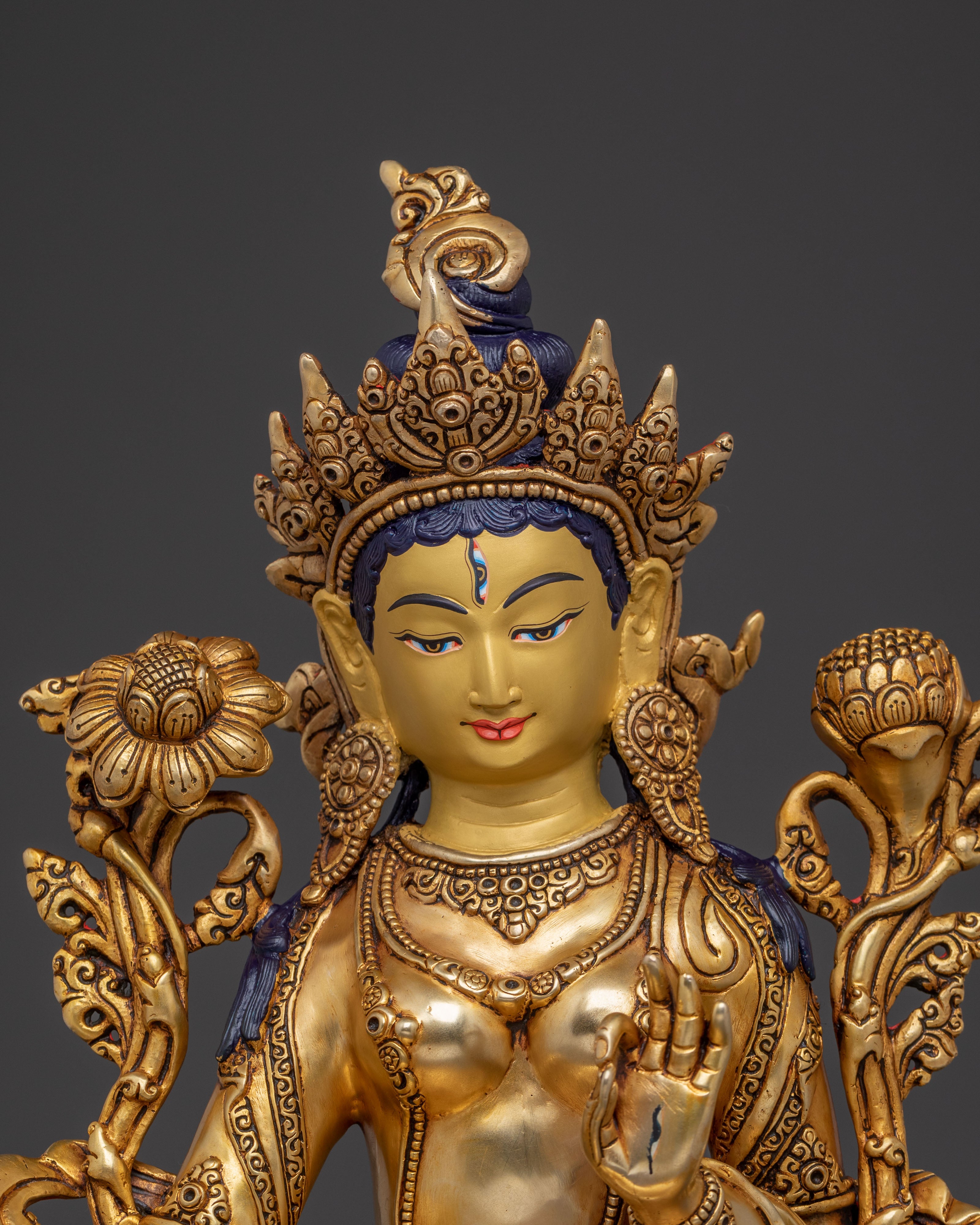 White Tara Spiritual Statue | Symbol of Purity