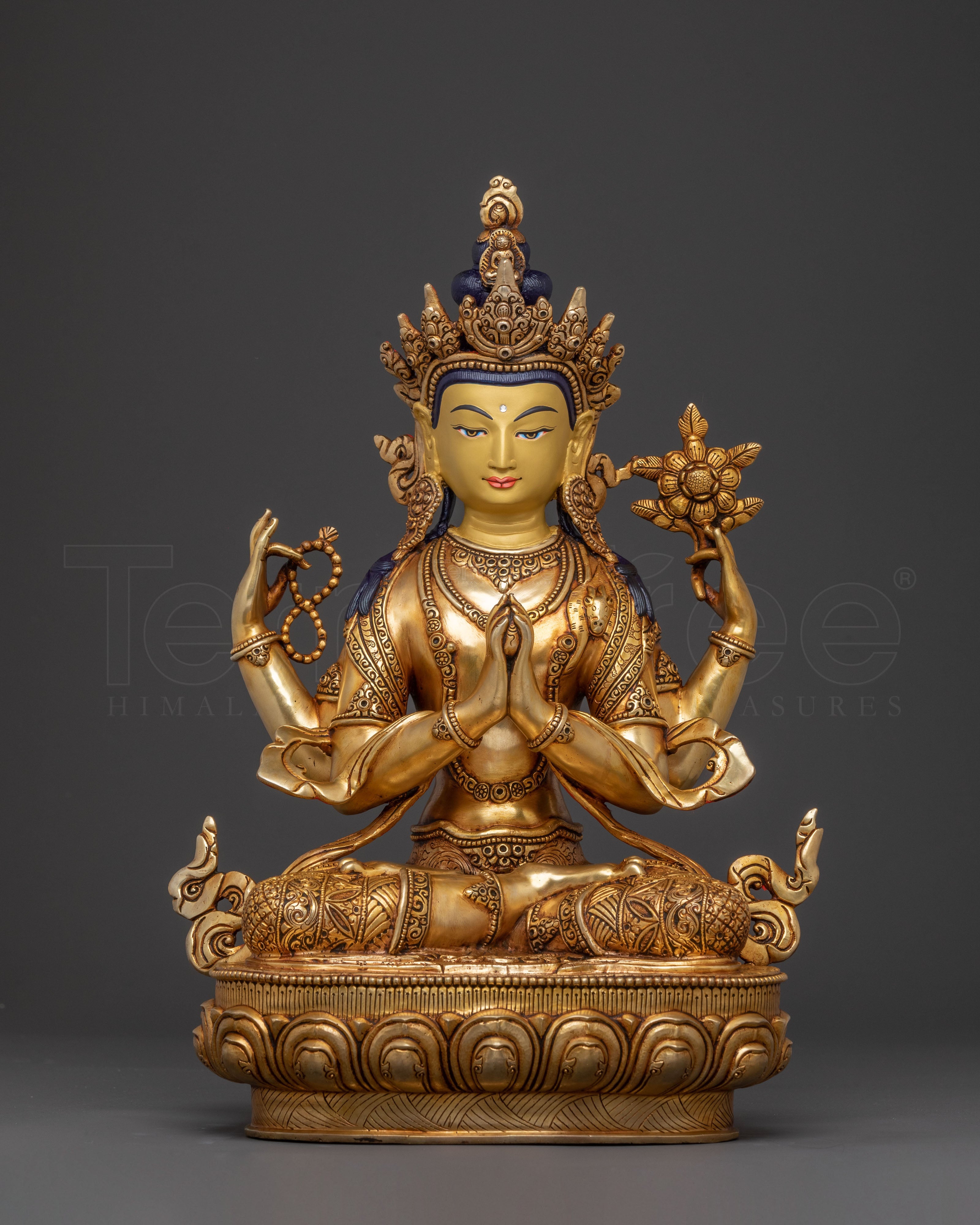 Compassionate Blessings Chenrezig Statue | Spiritual Art