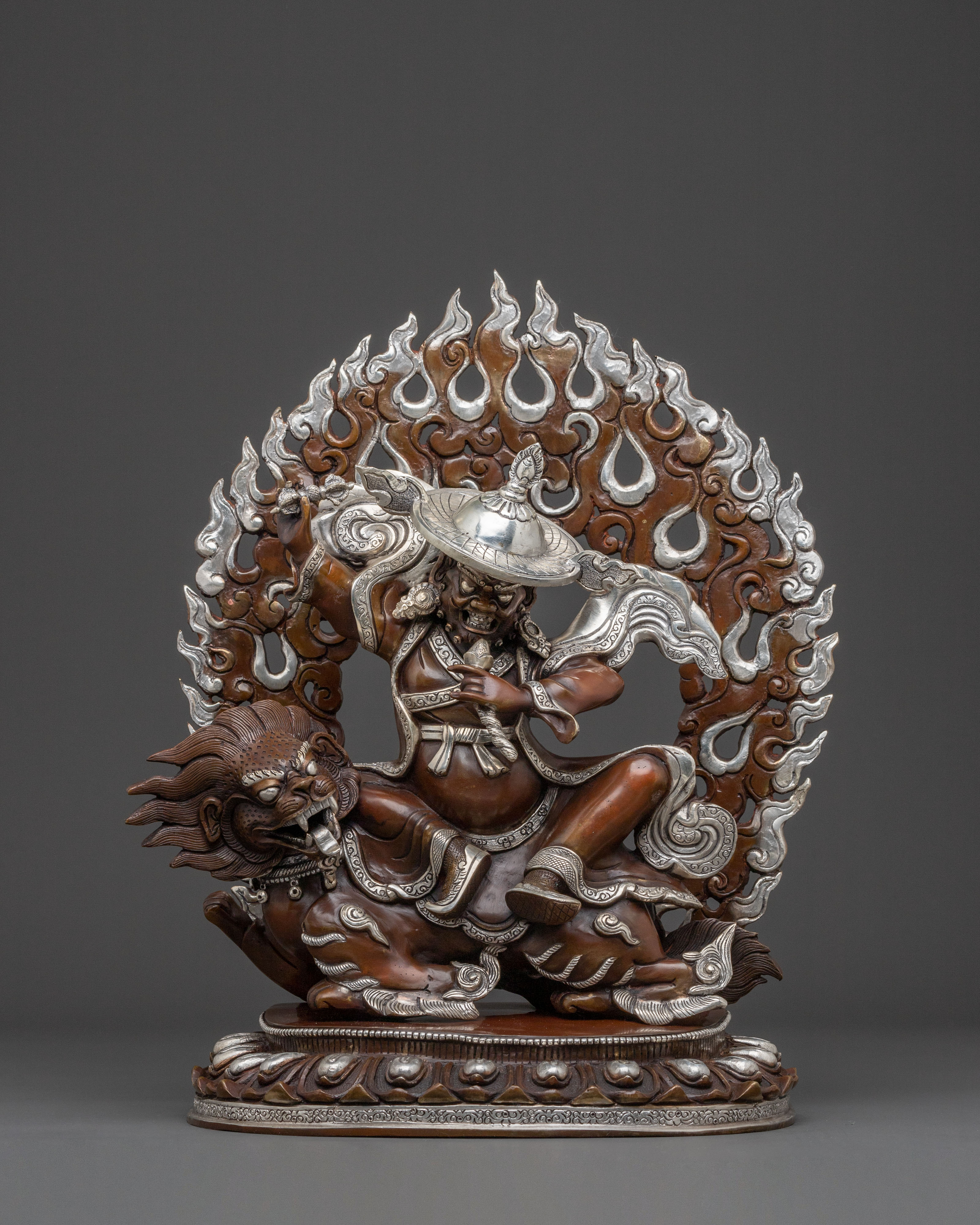 Pehar Gyalpo Copper Statue | Spiritual Decor