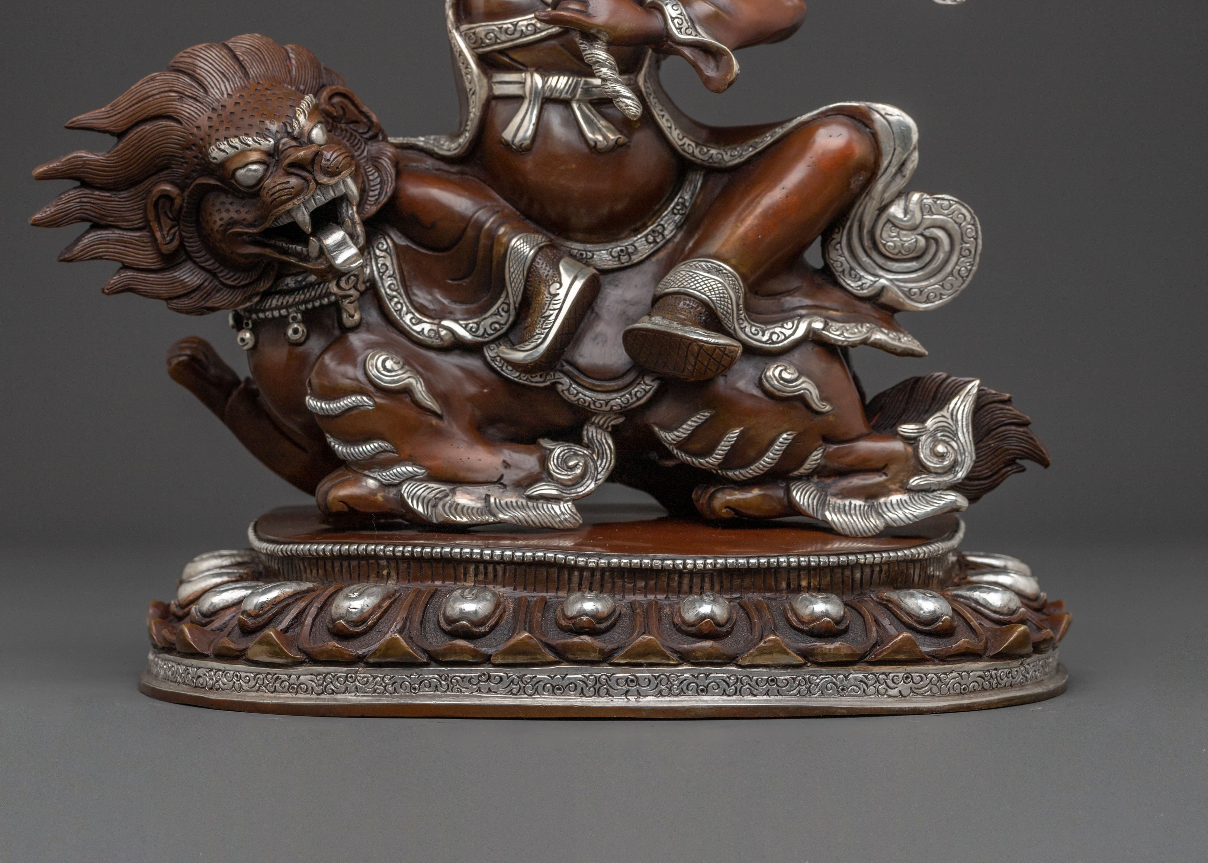 Pehar Gyalpo Copper Statue | Spiritual Decor