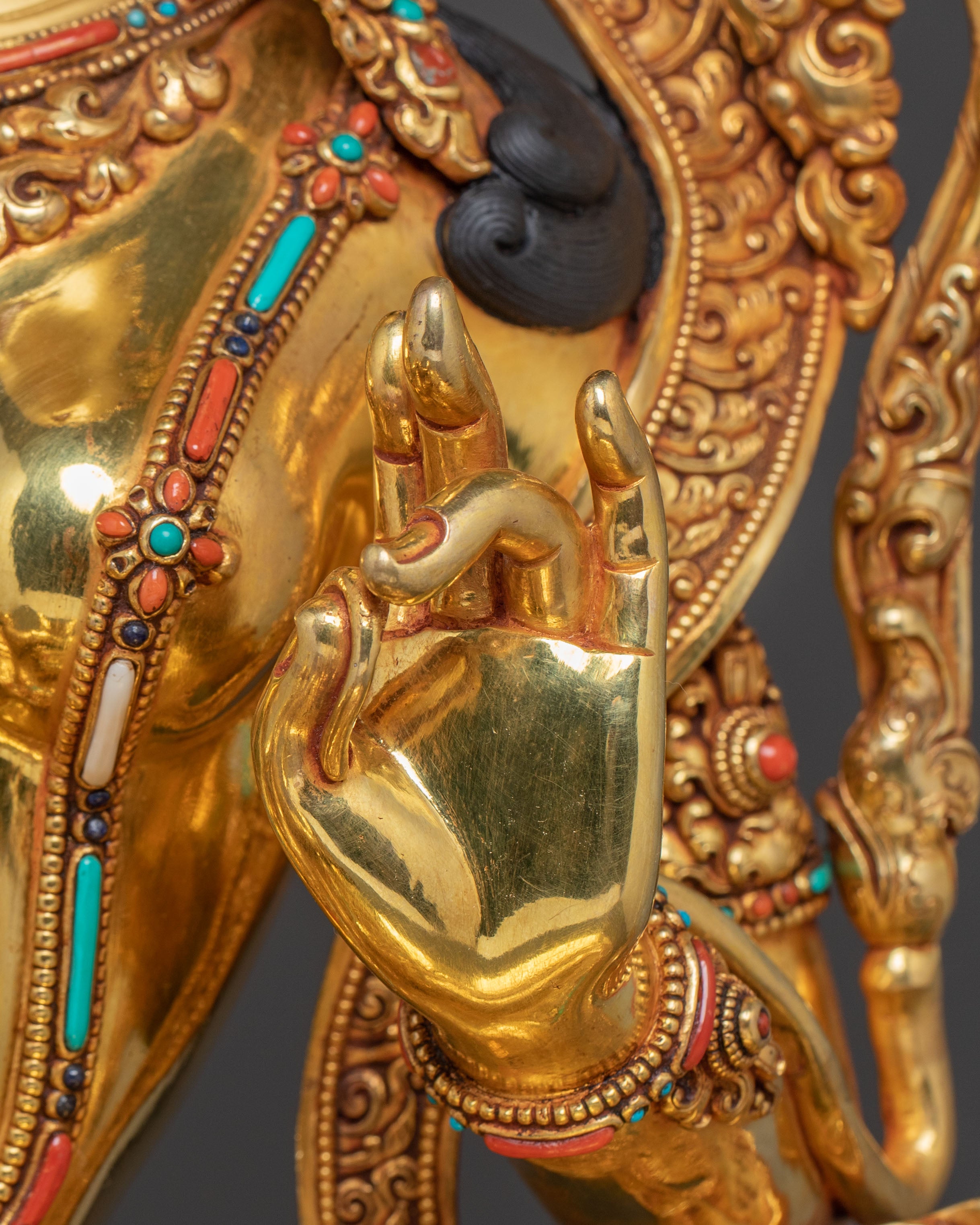 Radiant Mother Green Tara Statue | Himalayan Handcrafted Masterpiece
