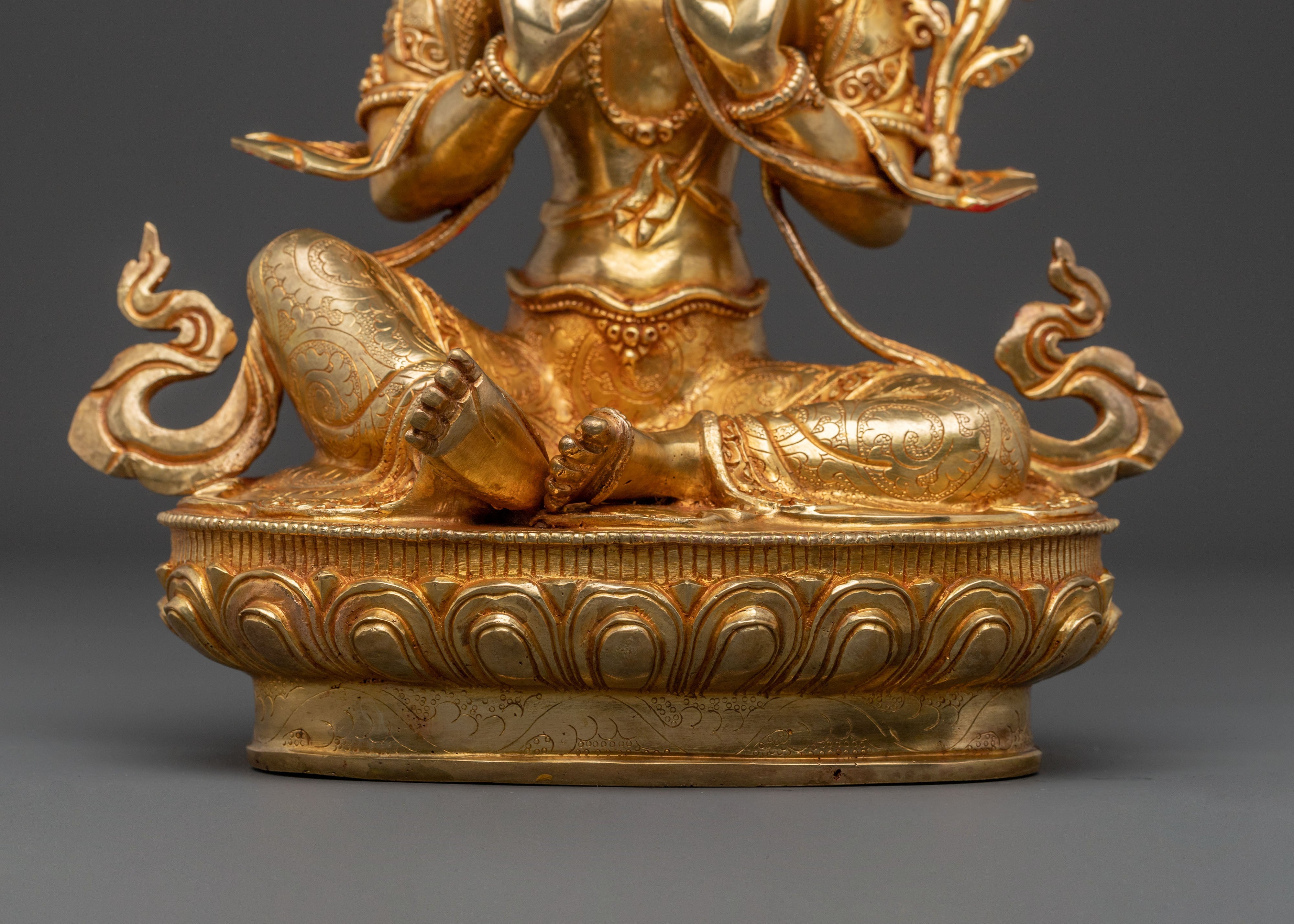 Akashagarbha Statue for Altar | Handcrafted Devotion