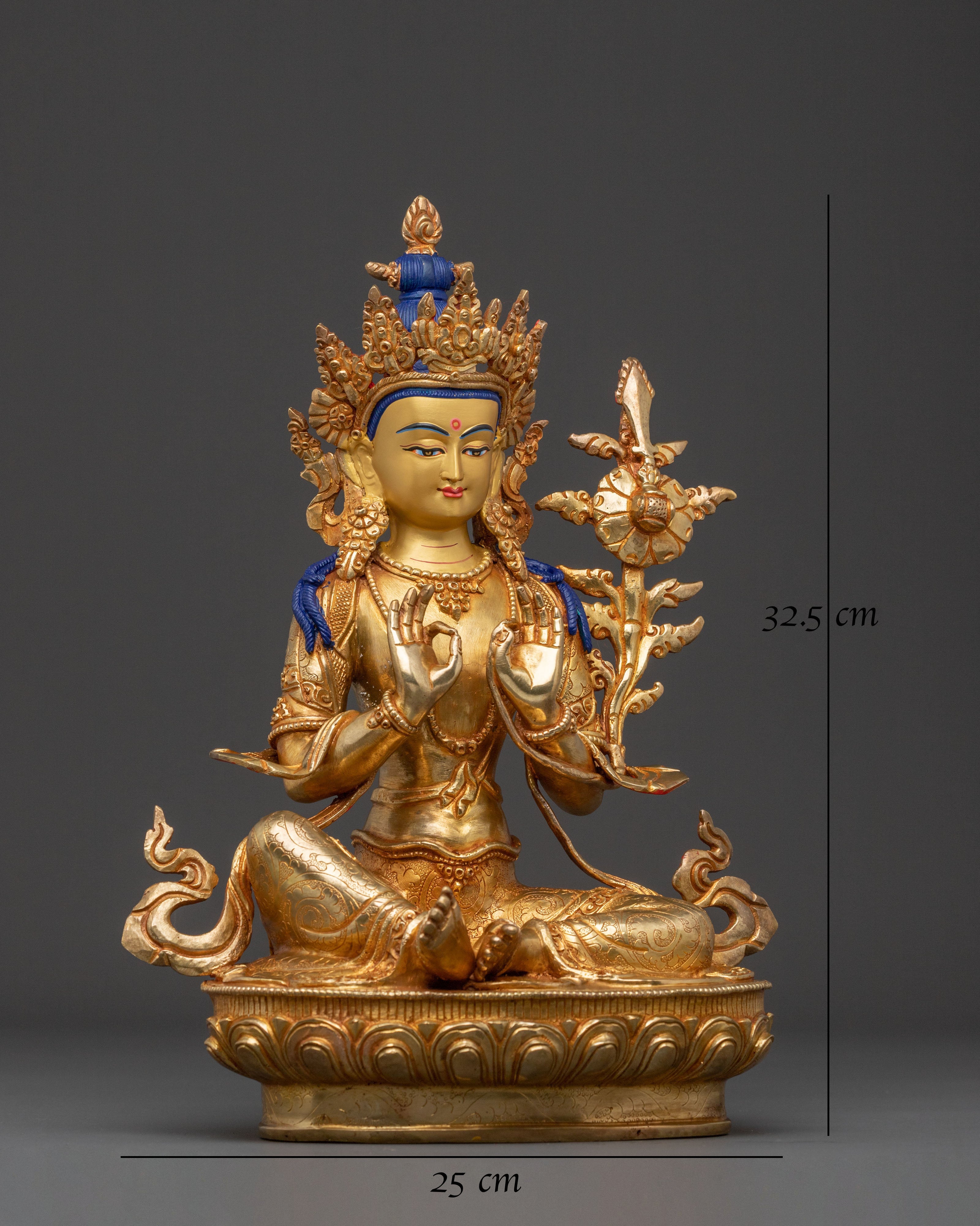 Akashagarbha Statue for Altar | Handcrafted Devotion
