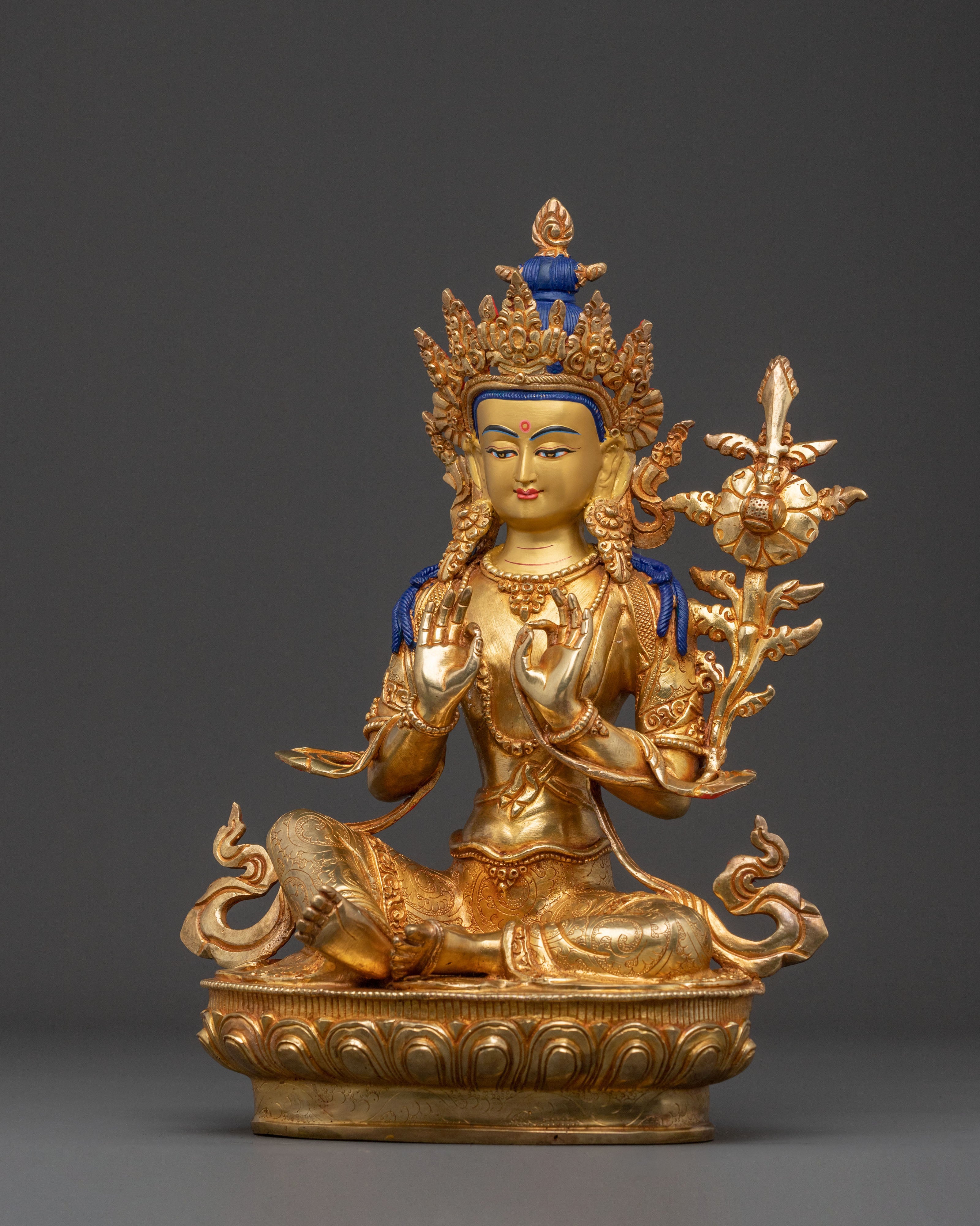 Akashagarbha Statue for Altar | Handcrafted Devotion